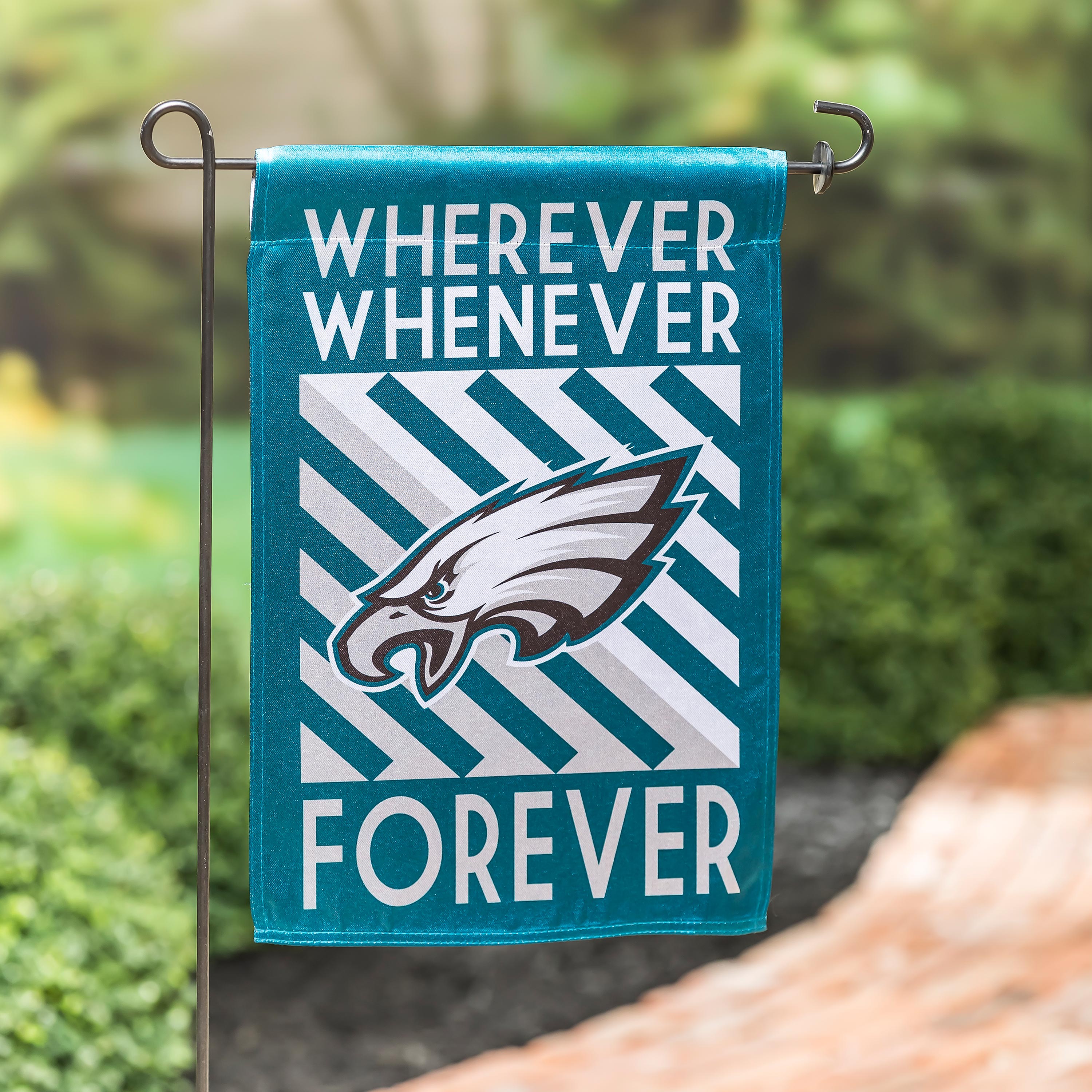 Philadelphia Eagles WWF Fan Garden Flag - Sports Collectibles, Sports Memorabilia, Sports Fan Shop, Sports Gifts