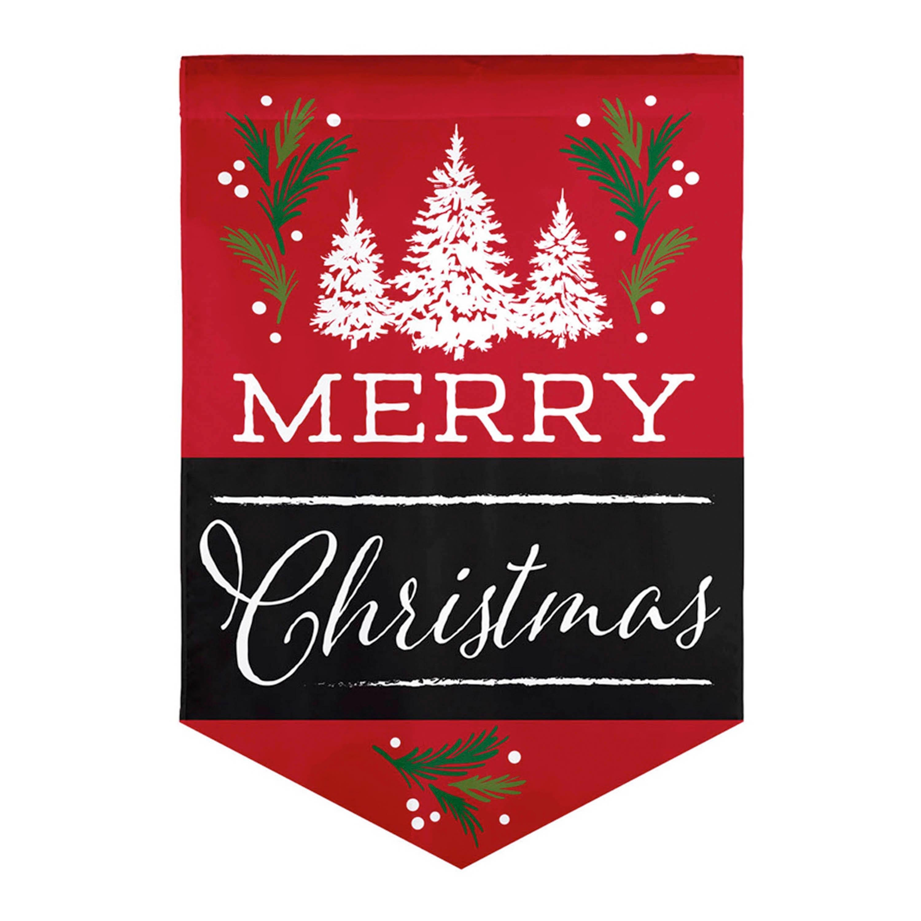 Merry Christmas Burlap House Flag - Sports Collectibles, Sports Memorabilia, Sports Fan Shop, Sports Gifts