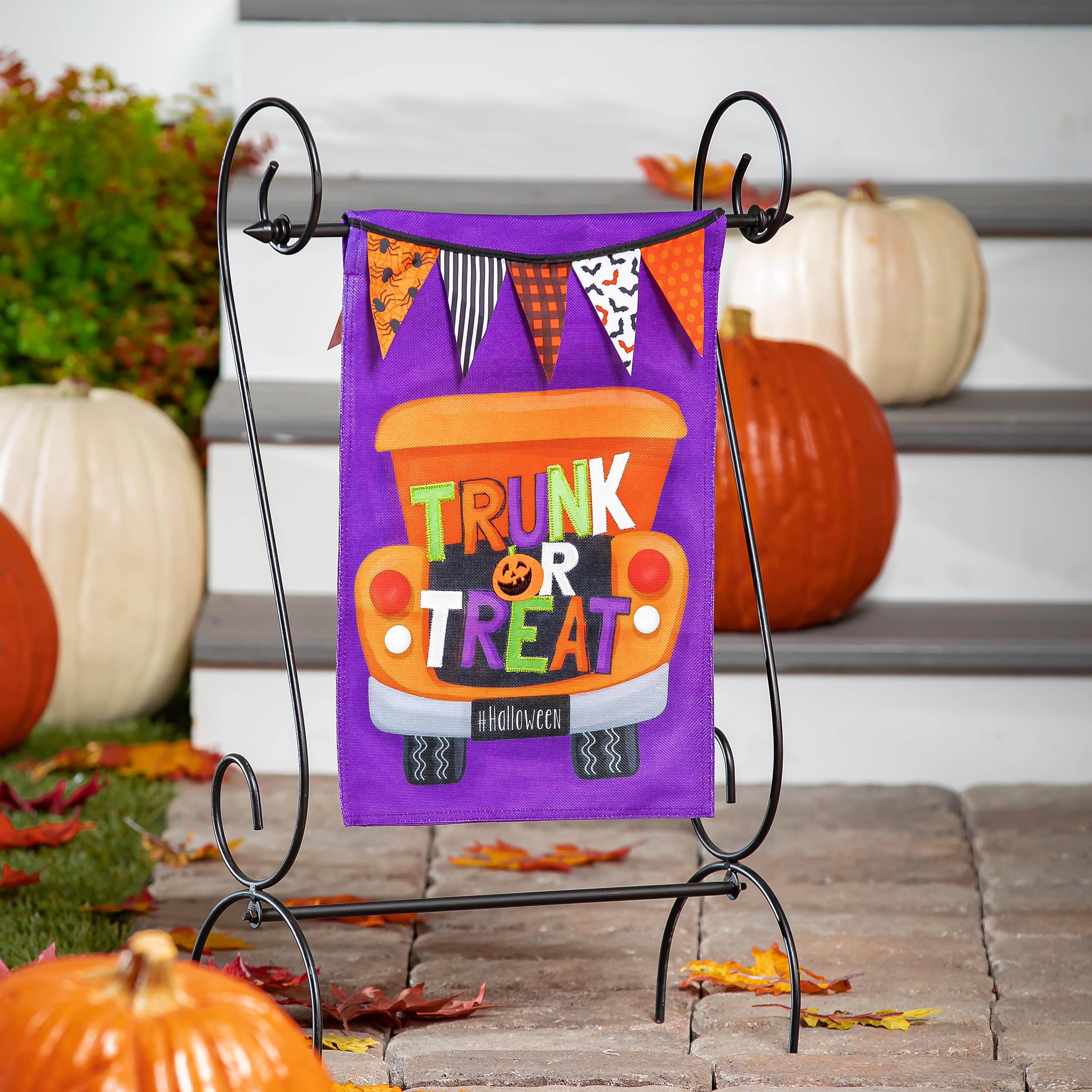 Trunk or Treat Garden Burlap Flag - Sports Collectibles, Sports Memorabilia, Sports Fan Shop, Sports Gifts