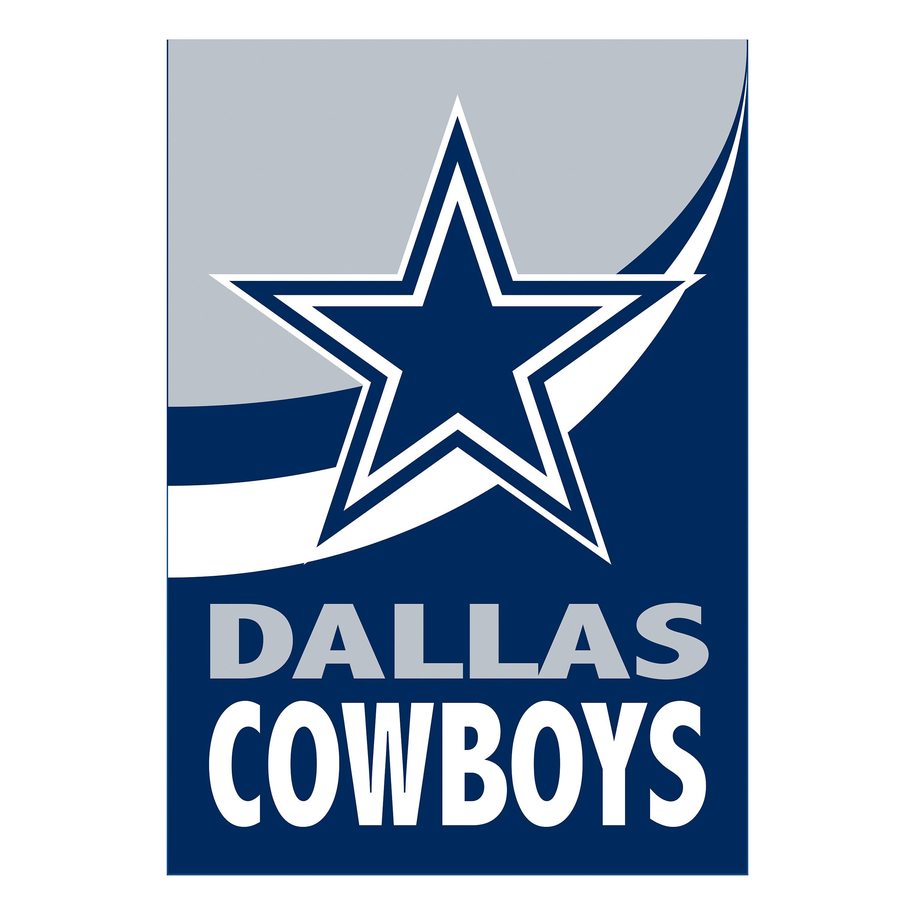 Dallas Cowboys Burlap Flag House Size - Sports Collectibles, Sports Memorabilia, Sports Fan Shop, Sports Gifts