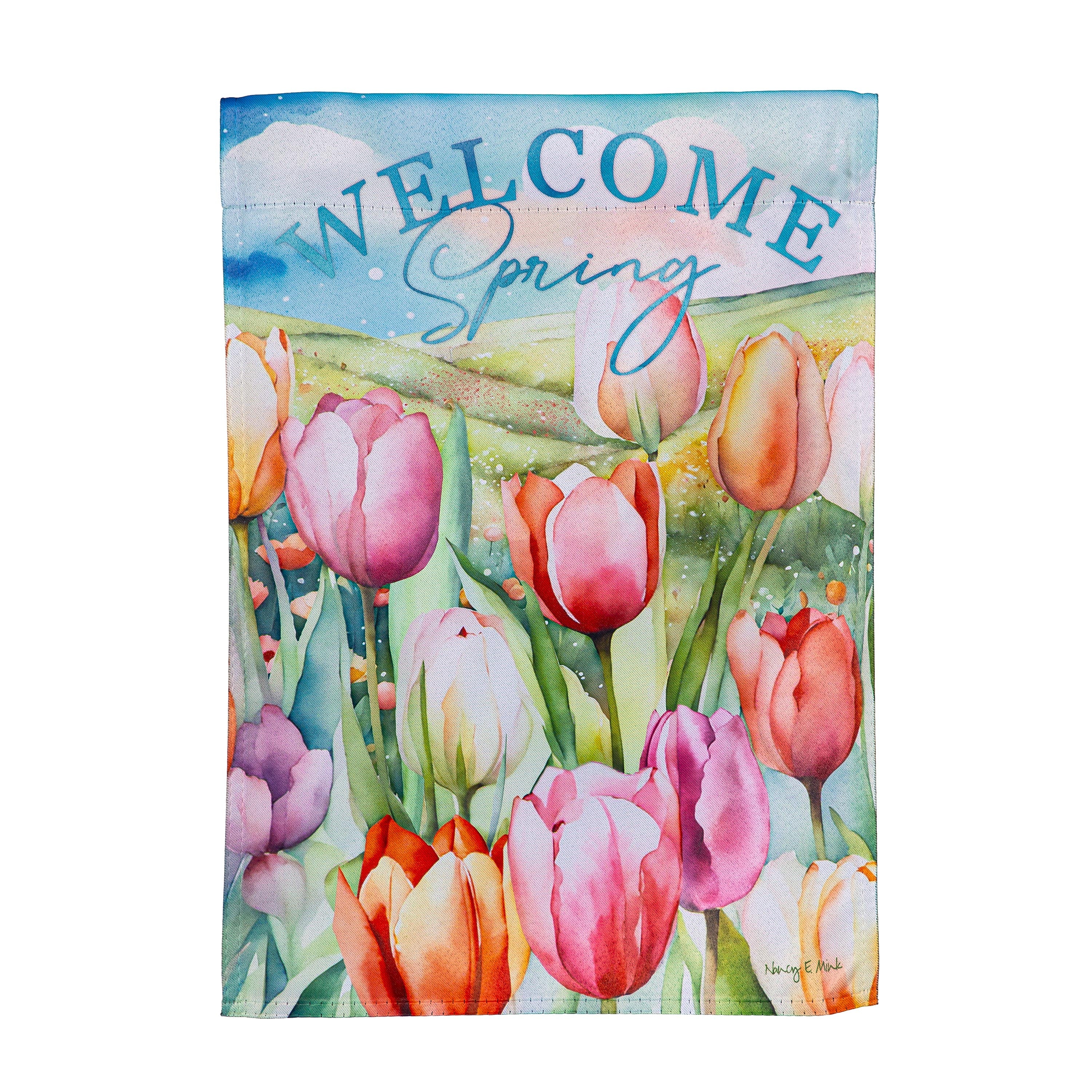 Tulip Fields Suede Garden Flag - Sports Collectibles, Sports Memorabilia, Sports Fan Shop, Sports Gifts
