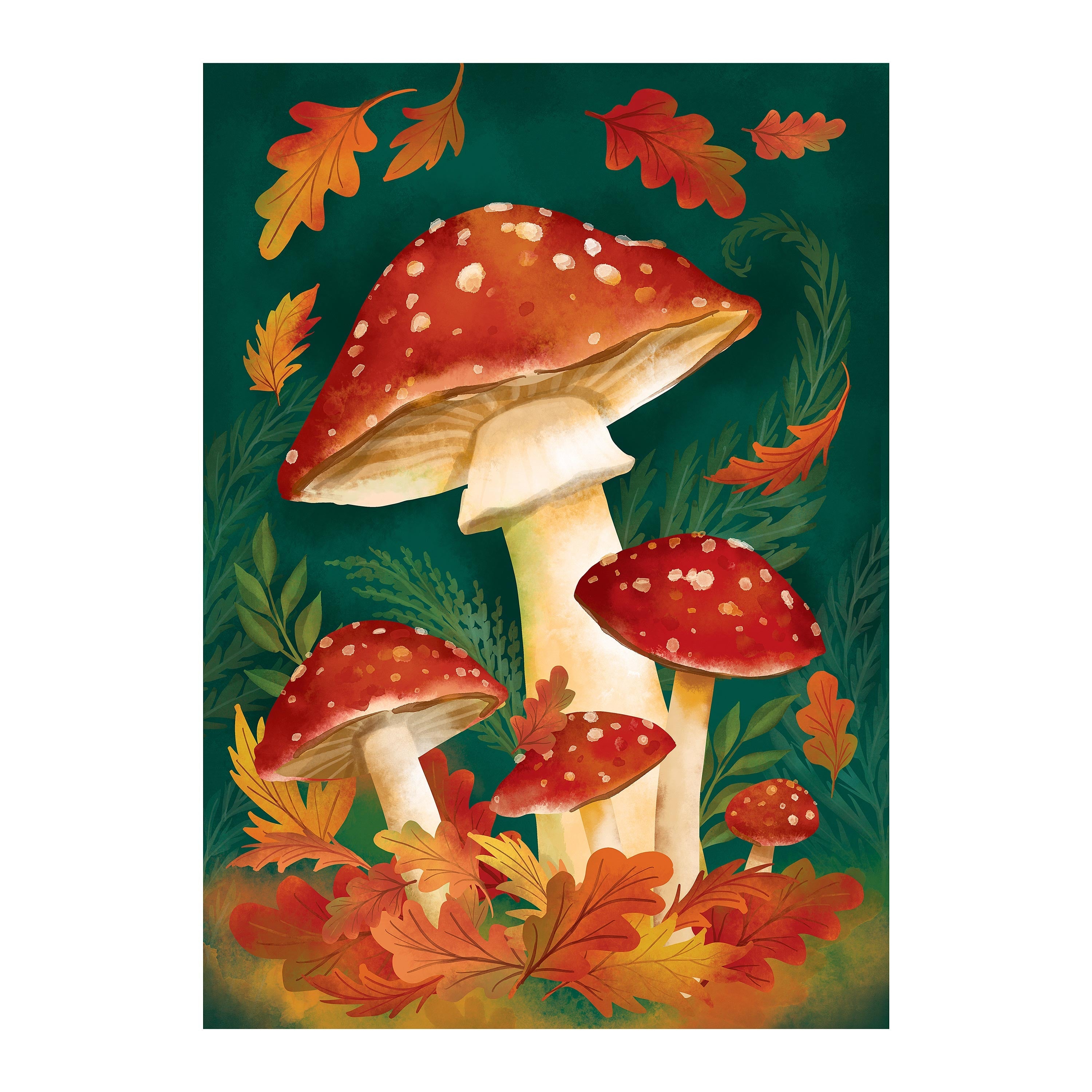 Fungi For Fall Suede Garden Flag - Sports Collectibles, Sports Memorabilia, Sports Fan Shop, Sports Gifts