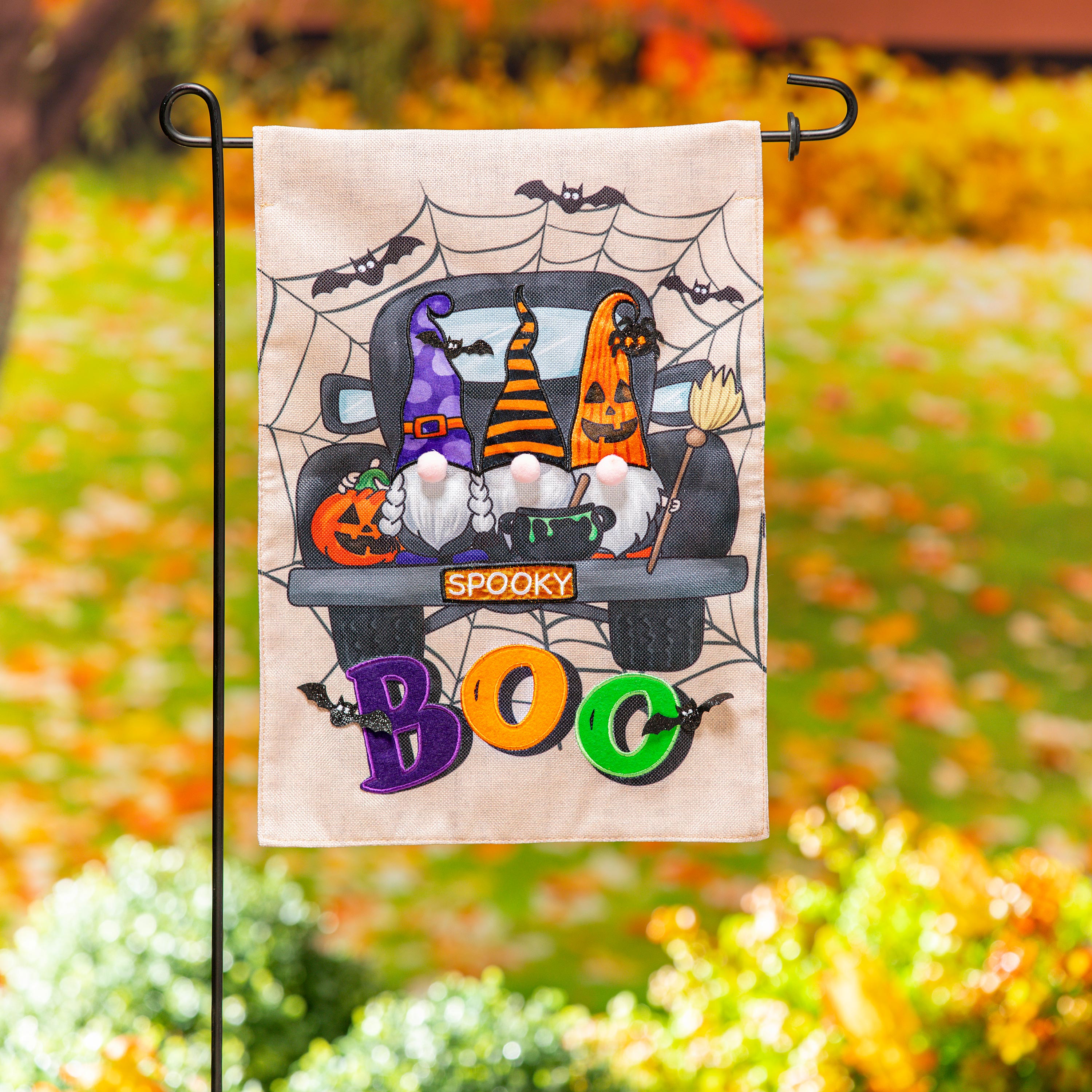 Spooky Truck Garden Burlap Flag - Sports Collectibles, Sports Memorabilia, Sports Fan Shop, Sports Gifts