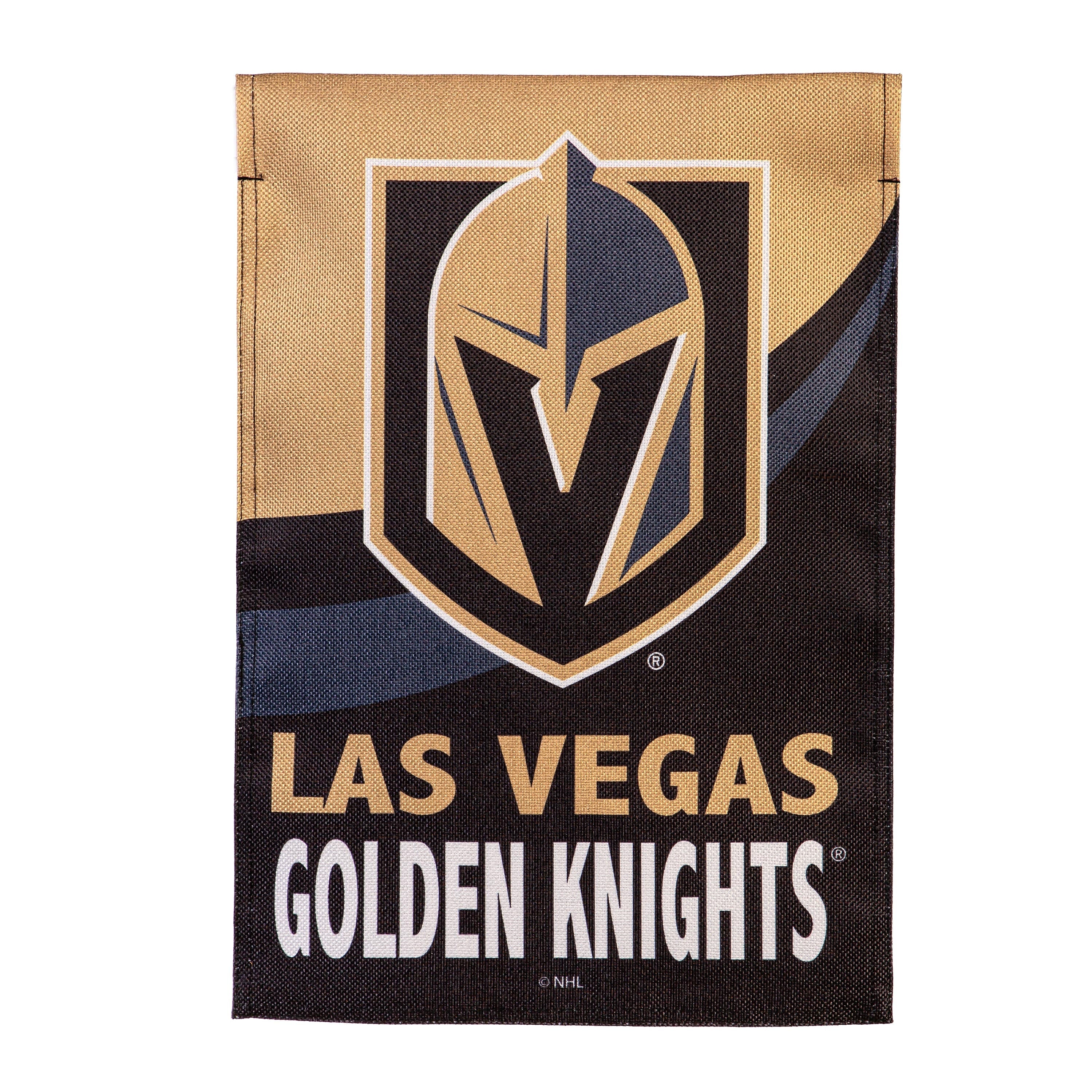 Vegas Golden Knights Burlap Flag GDN Size - Sports Collectibles, Sports Memorabilia, Sports Fan Shop, Sports Gifts