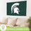 Michigan State University Single Sided Estate Flag with 2 Grommets, 3'x5' - Sports Gifts, Sports Memorabilia, Sports Collectibles, Fan Shop
