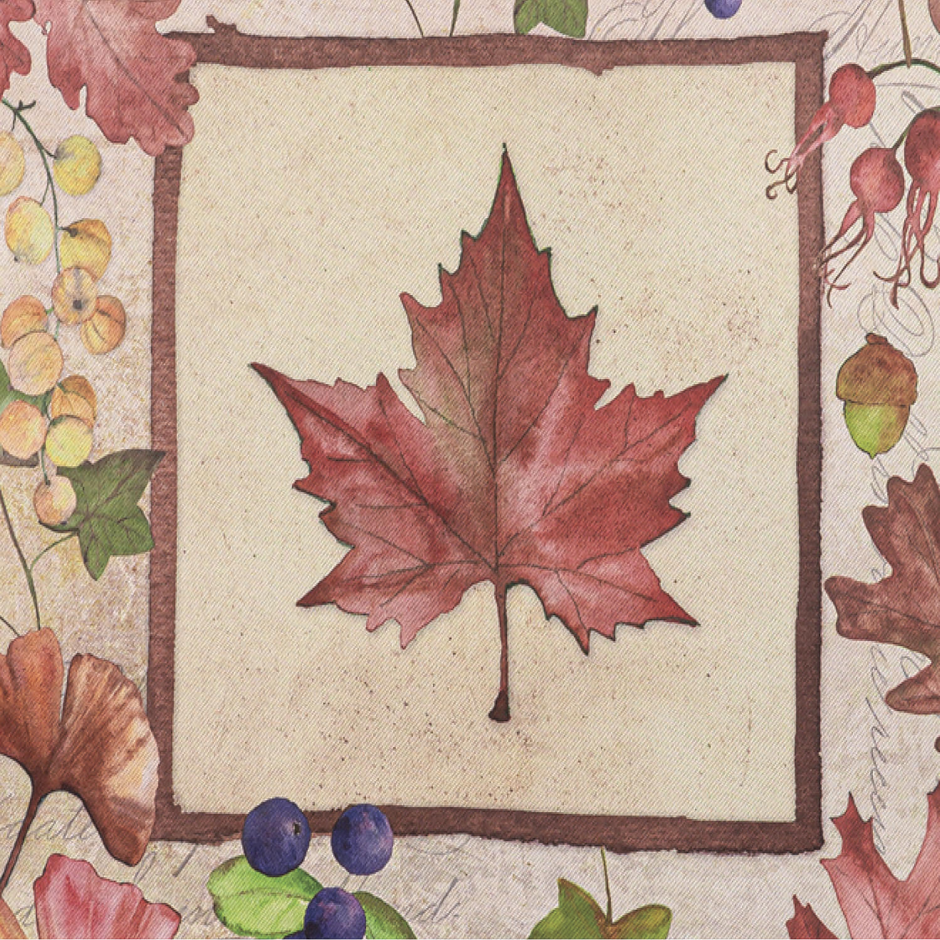 Welcome Fall Leaf Suede Garden Flags - Sports Collectibles, Sports Memorabilia, Sports Fan Shop, Sports Gifts