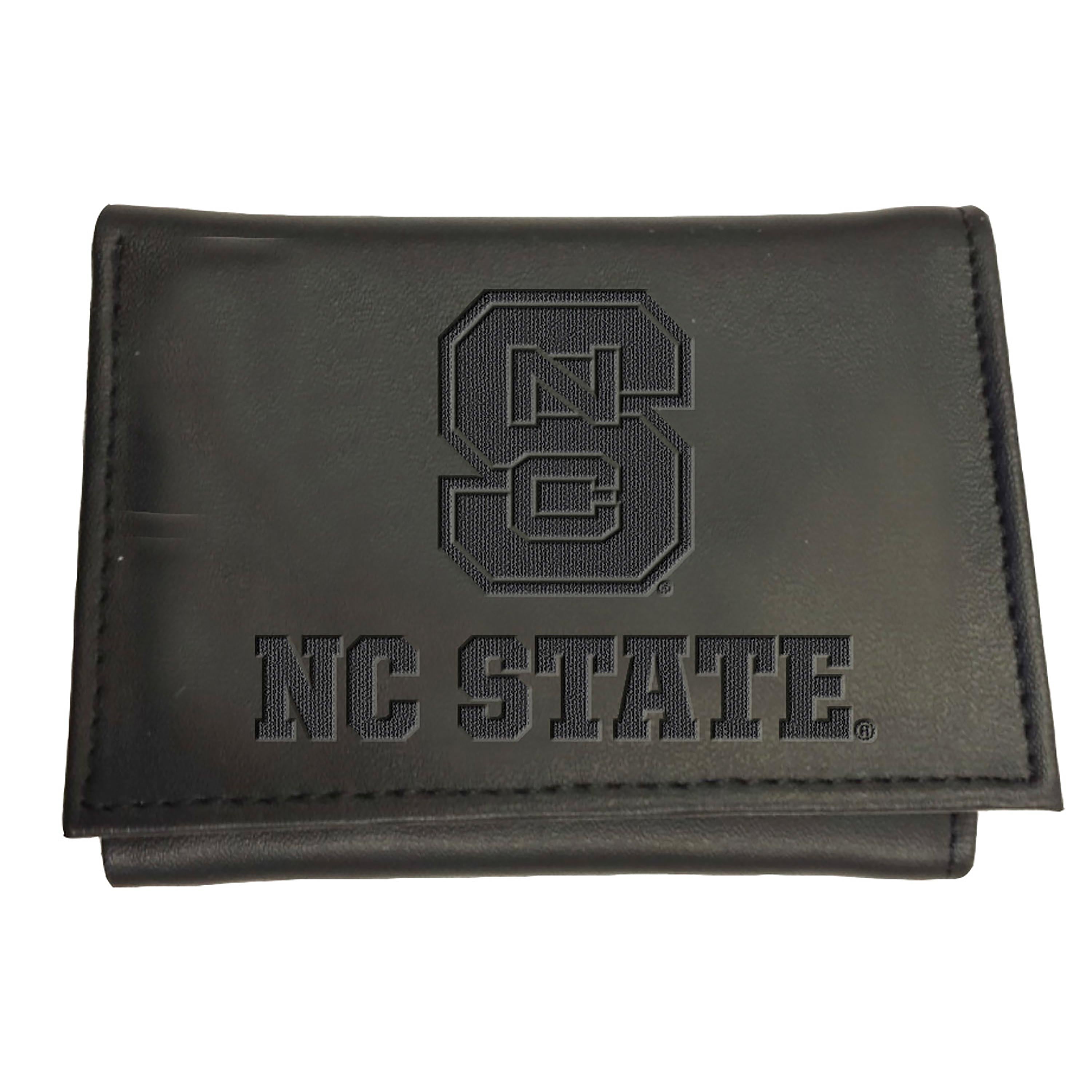 North Carolina State University, Tri-Fold Wallet, Black - Sports Gifts, Sports Memorabilia, Sports Collectibles, Fan Shop