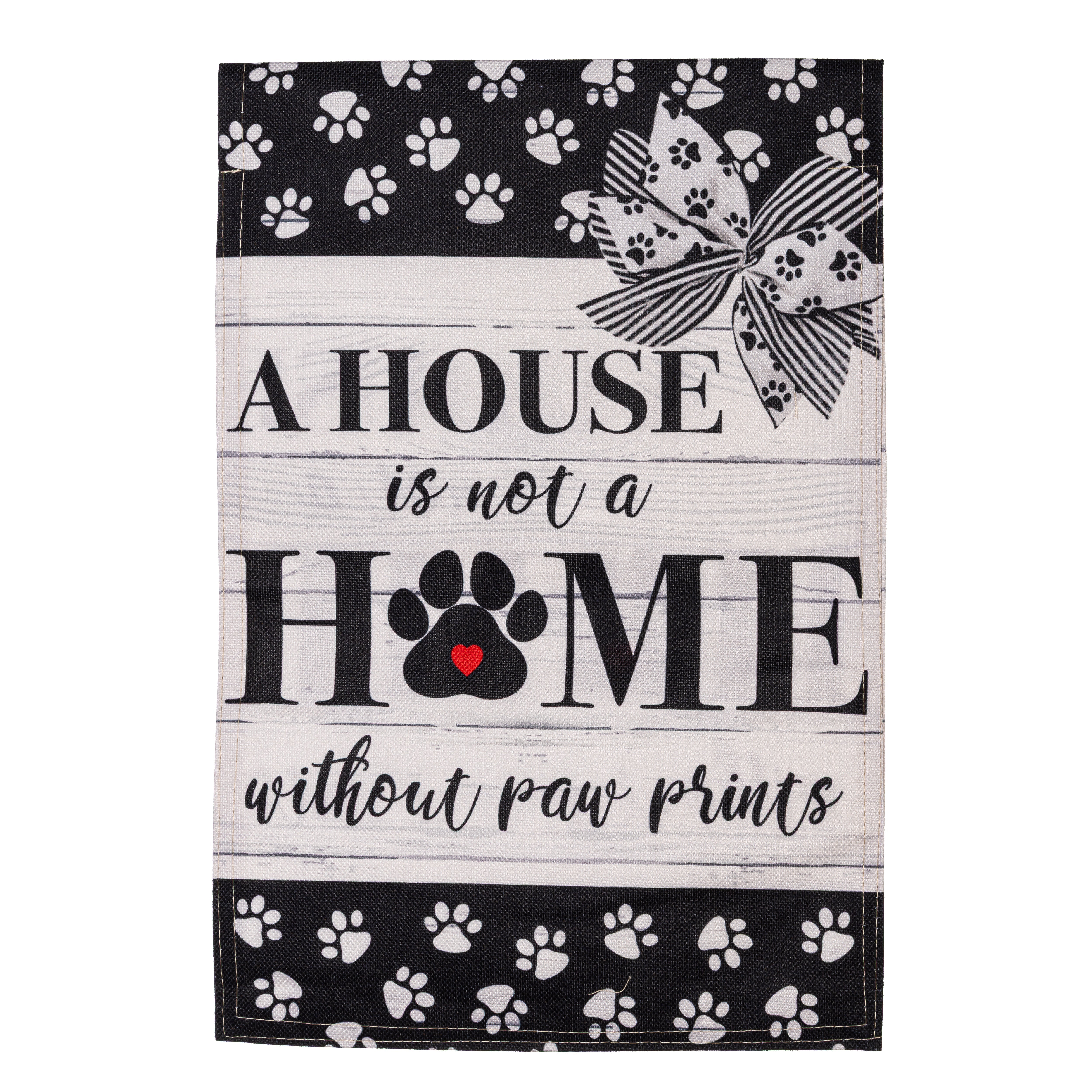 Paw Prints Garden Burlap Flag - Sports Collectibles, Sports Memorabilia, Sports Fan Shop, Sports Gifts