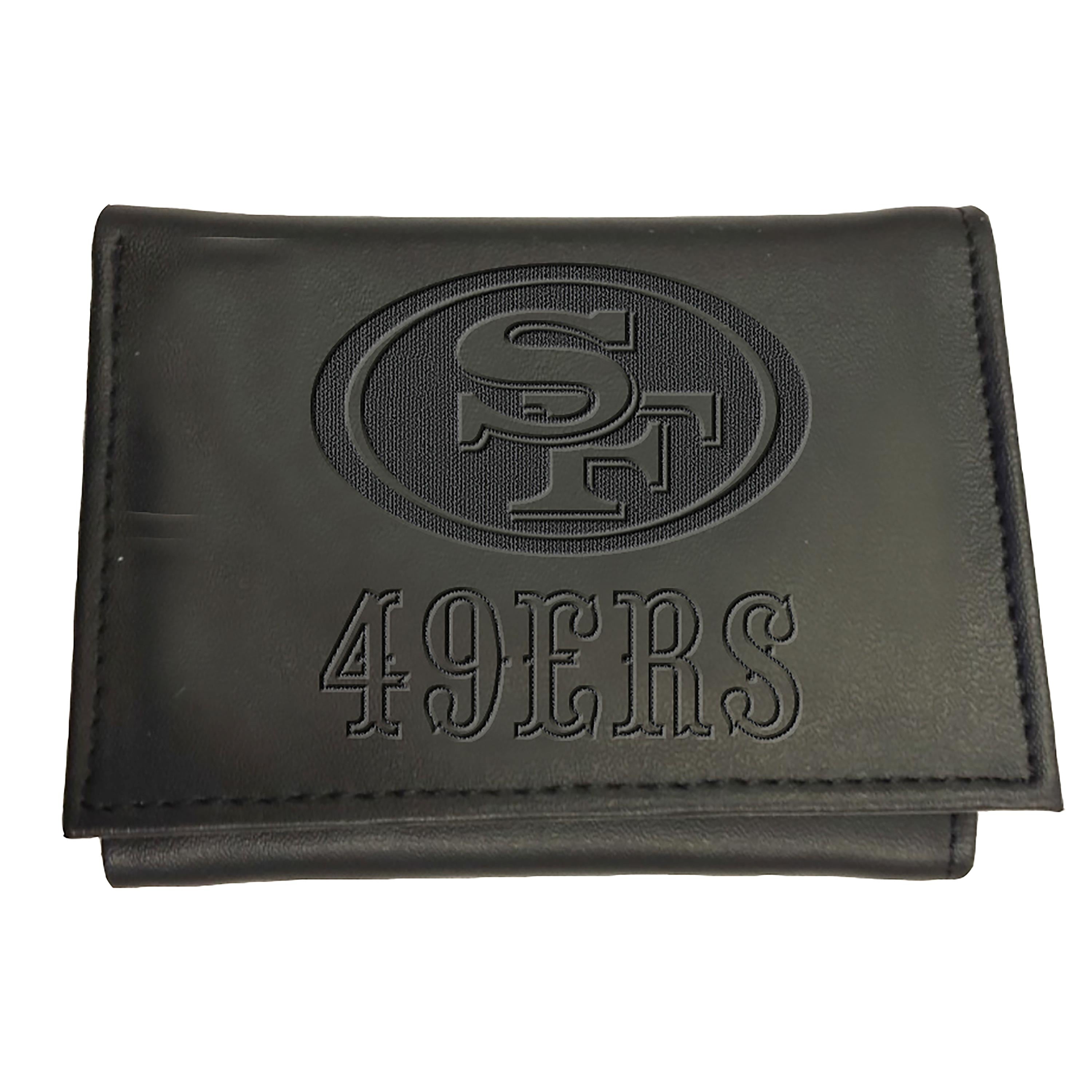 San Francisco 49ers, Tri-Fold Wallet, Black - Sports Gifts, Sports Memorabilia, Sports Collectibles, Fan Shop