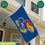 University of Kansas Single Sided Estate Flag with 2 Grommets, 3'x5' - Sports Gifts, Sports Memorabilia, Sports Collectibles, Fan Shop