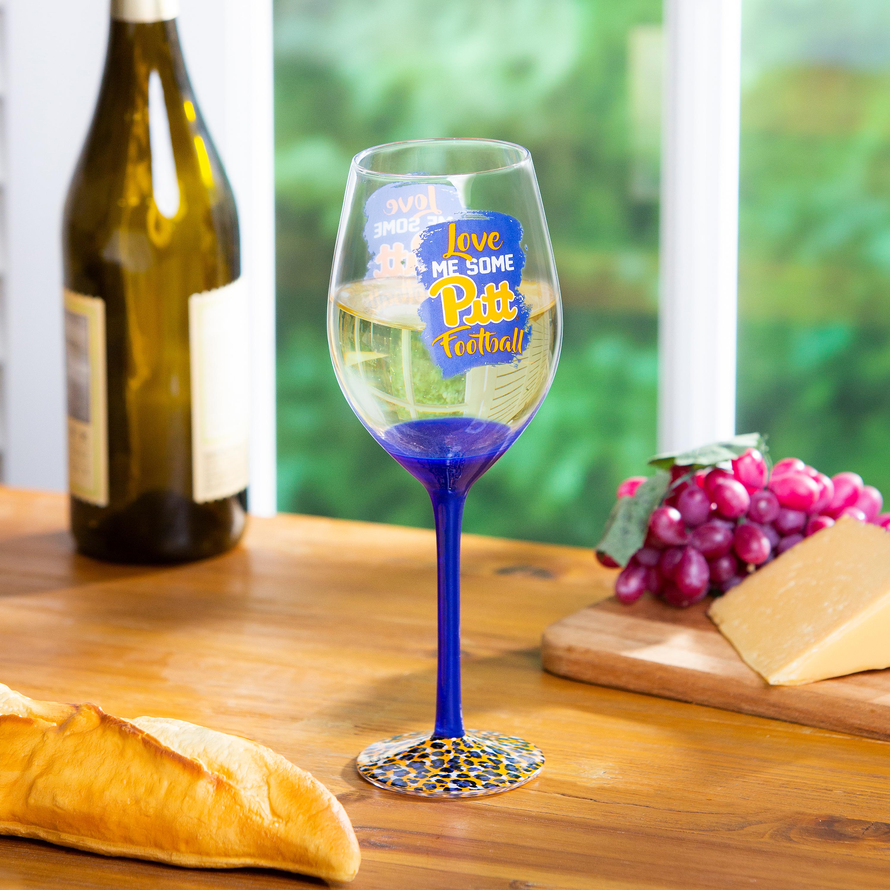 University of Pittsburgh, 17oz Boxed Stemware - Sports Collectibles, Sports Memorabilia, Sports Fan Shop, Sports Gifts