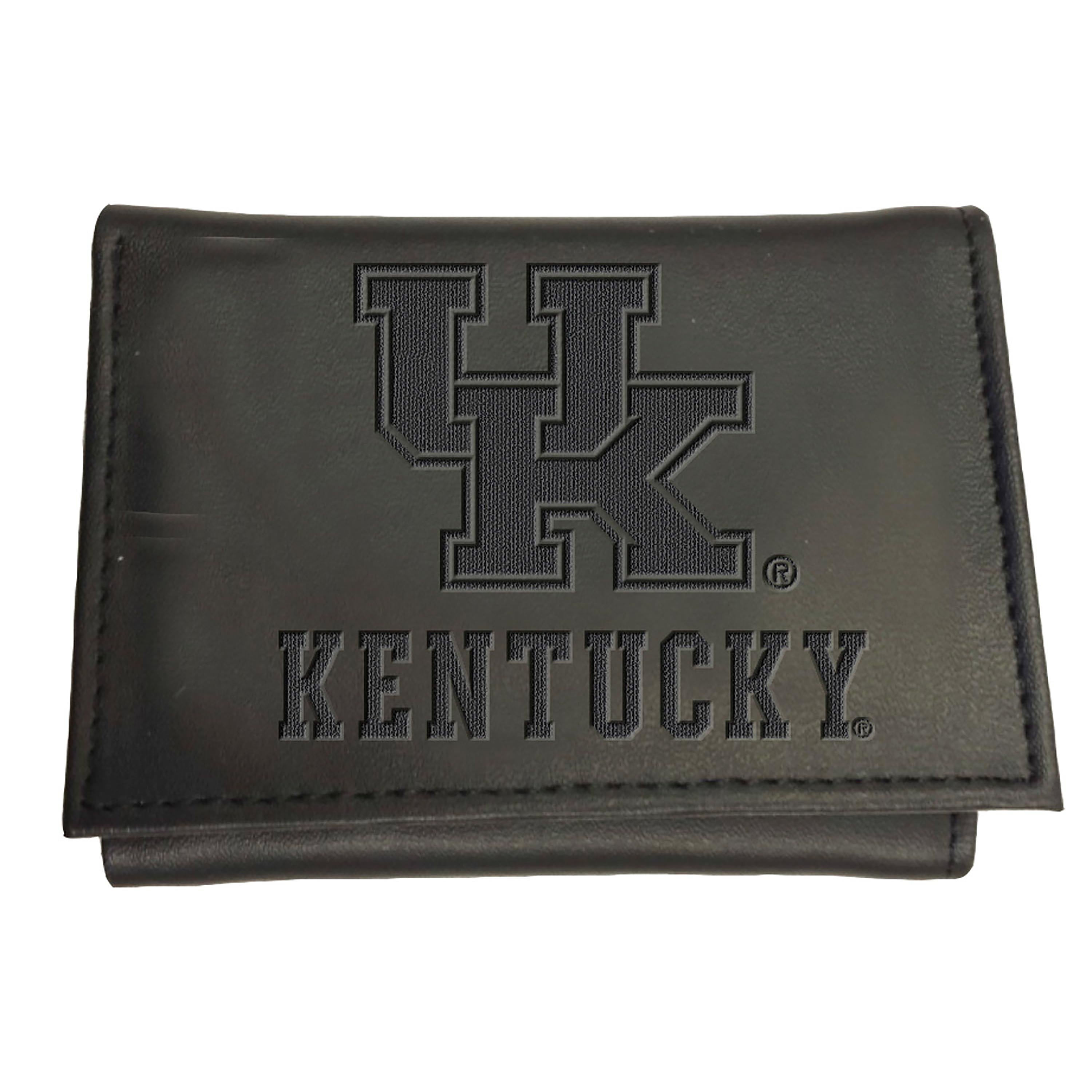 Unviersity of Kentucky, Tri-Fold Wallet, Black - Sports Gifts, Sports Memorabilia, Sports Collectibles, Fan Shop