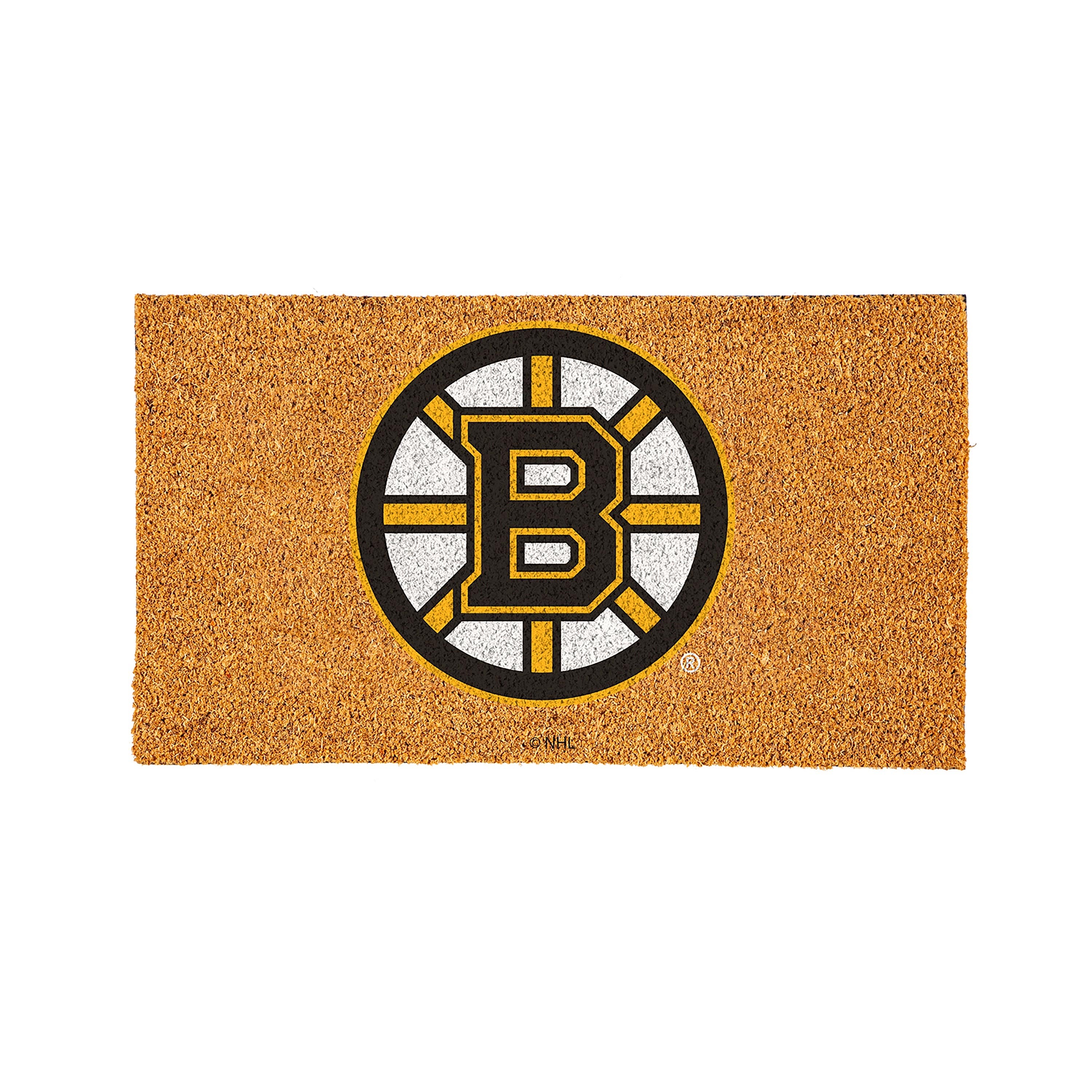 Coir Mat, 16"x28", Boston Bruins - Sports Collectibles, Sports Memorabilia, Sports Fan Shop, Sports Gifts