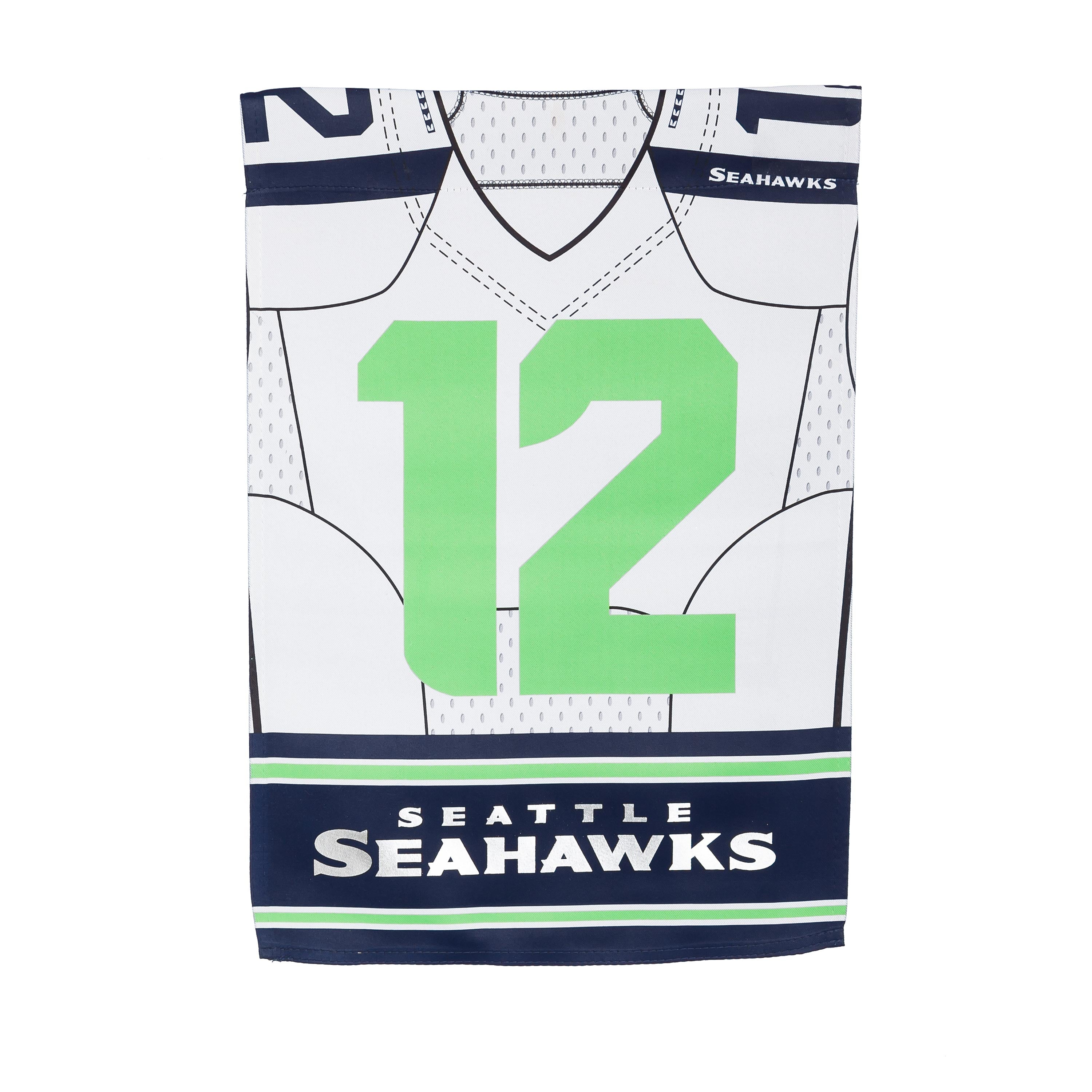 Flag, DS Suede, Foil, Gar, Jersey, Seattle Seahawks - Sports Collectibles, Sports Memorabilia, Sports Fan Shop, Sports Gifts