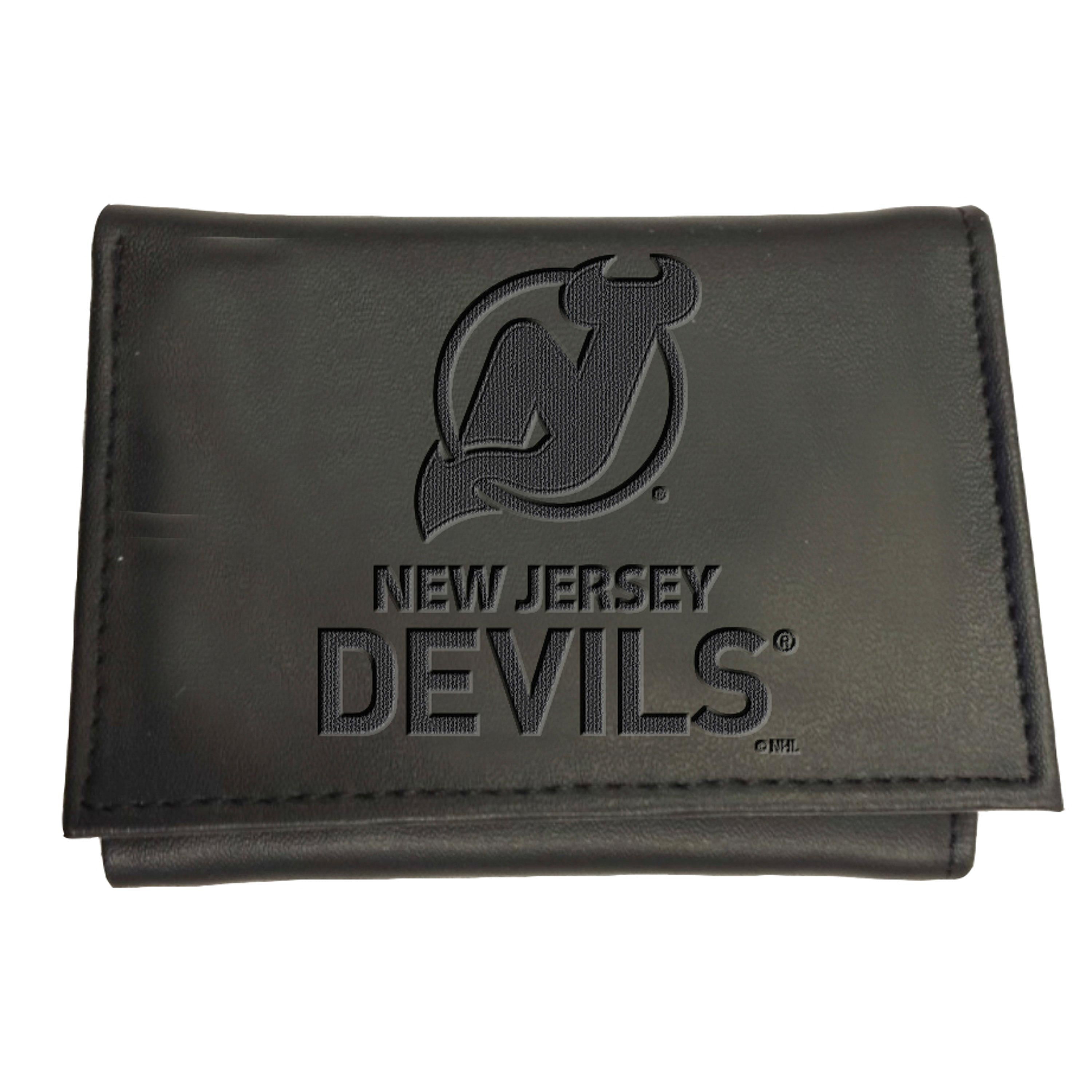 New Jersey Devils, Tri-Fold Wallet, Black - Sports Gifts, Sports Memorabilia, Sports Collectibles, Fan Shop