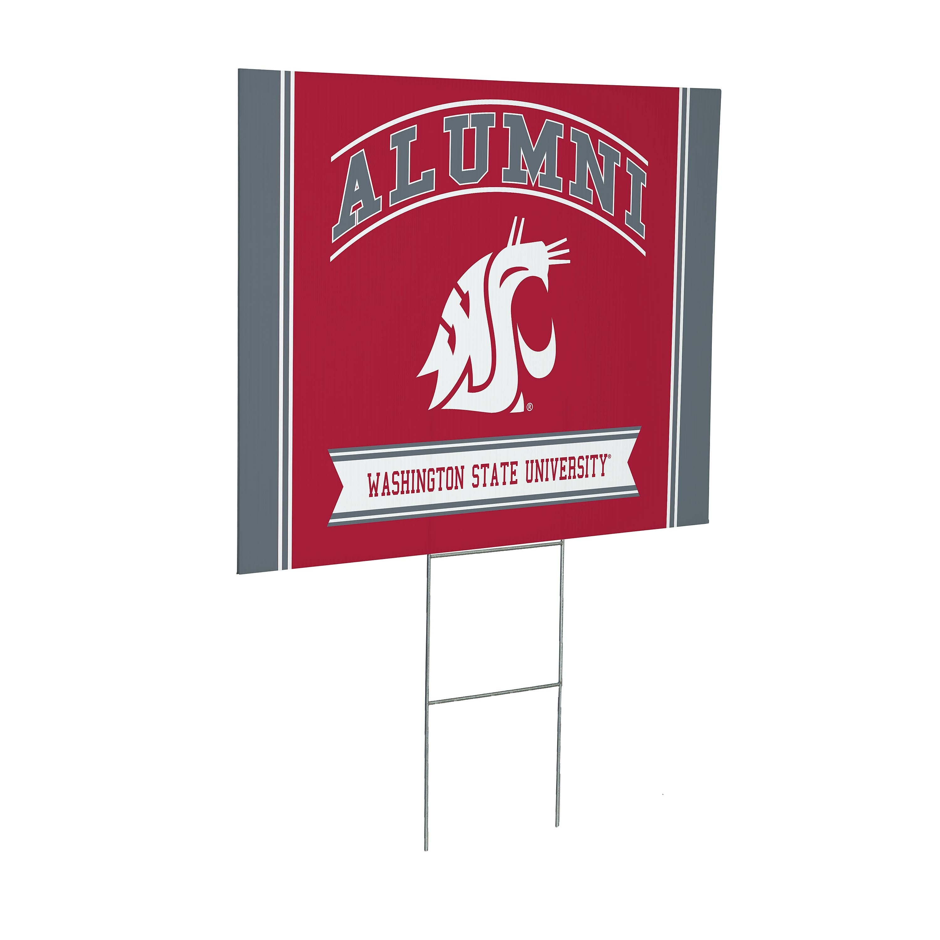 Washington State University Coroplast Yard Sign Alumni - Sports Collectibles, Sports Memorabilia, Sports Fan Shop, Sports Gifts