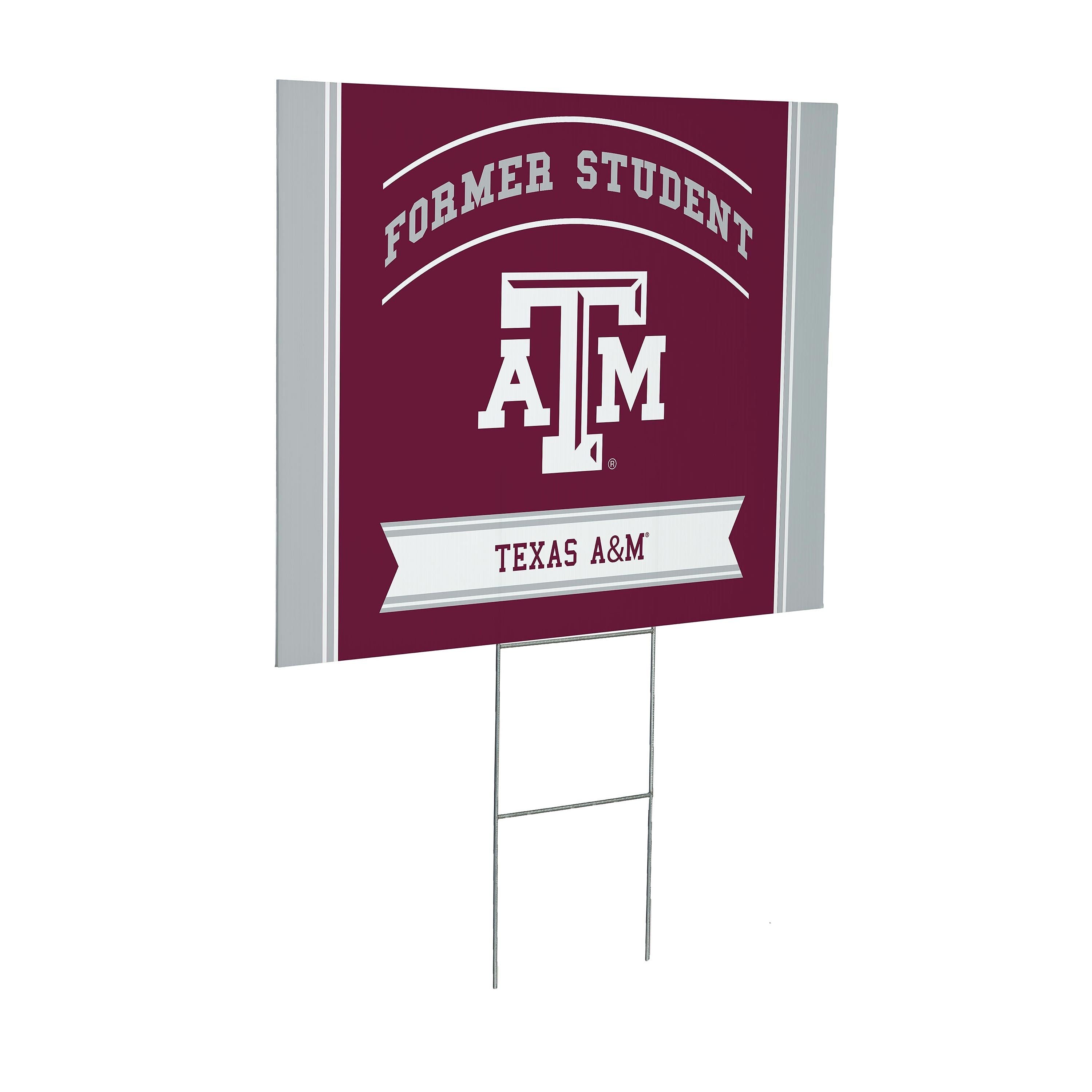 Texas A&M Coroplast Yard Sign Alumni - Sports Collectibles, Sports Memorabilia, Sports Fan Shop, Sports Gifts
