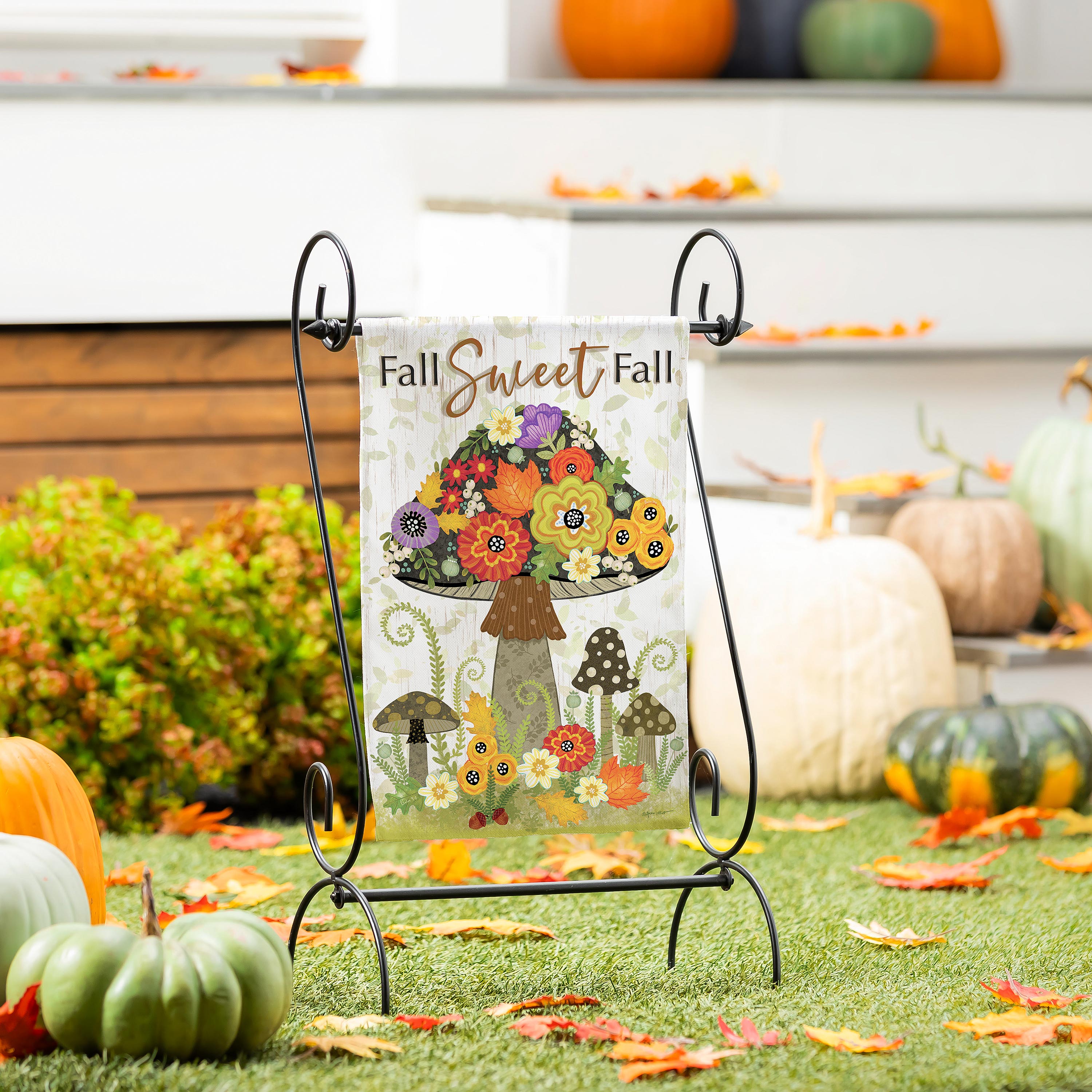 Fall Sweet Fall Burlap Garden Flag - Sports Collectibles, Sports Memorabilia, Sports Fan Shop, Sports Gifts