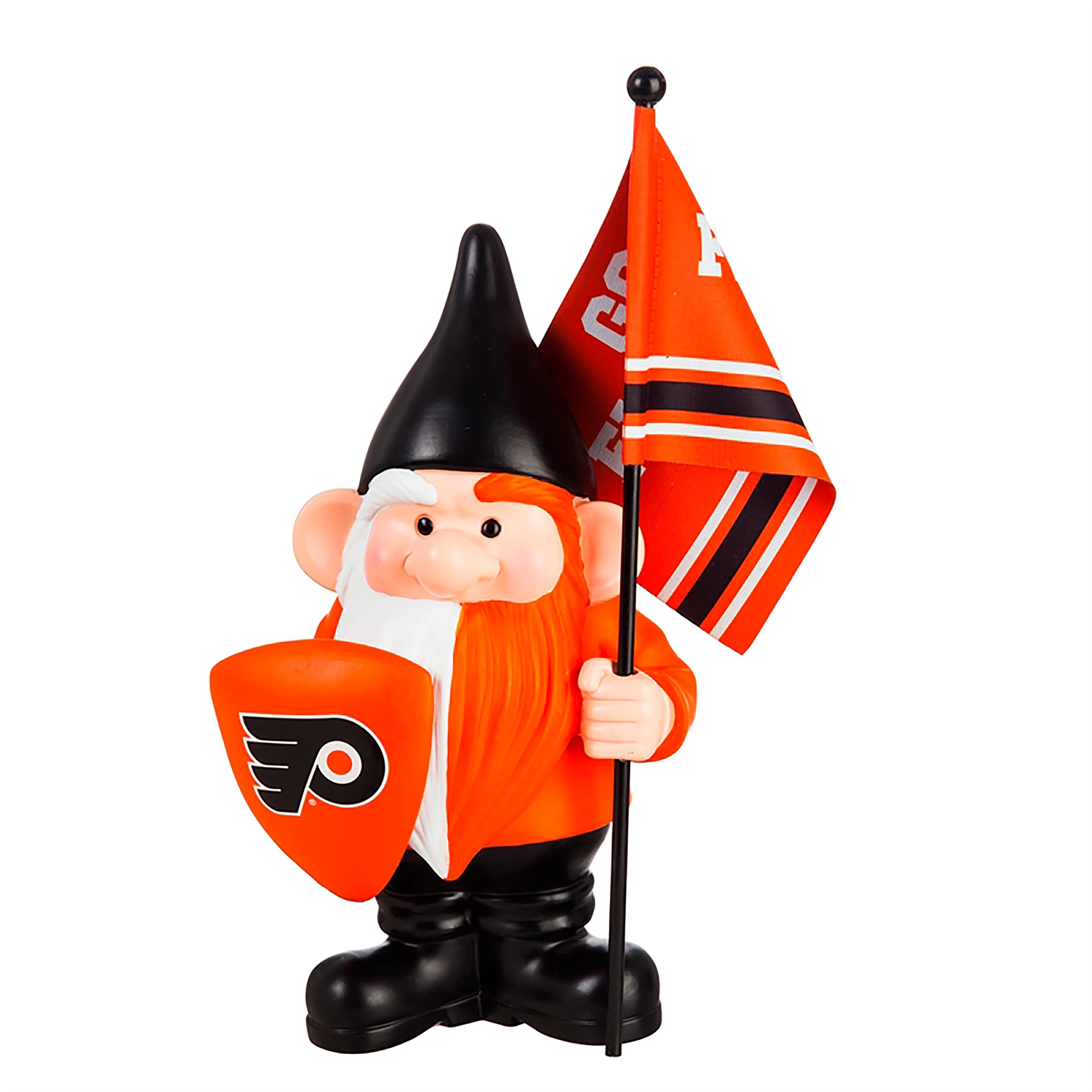 Philadelphia Flyers, Flag Holder Gnome - Sports Collectibles, Sports Memorabilia, Sports Fan Shop, Sports Gifts