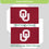 University of Oklahoma Single Sided Estate Flag with 2 Grommets, 3'x5' - Sports Gifts, Sports Memorabilia, Sports Collectibles, Fan Shop