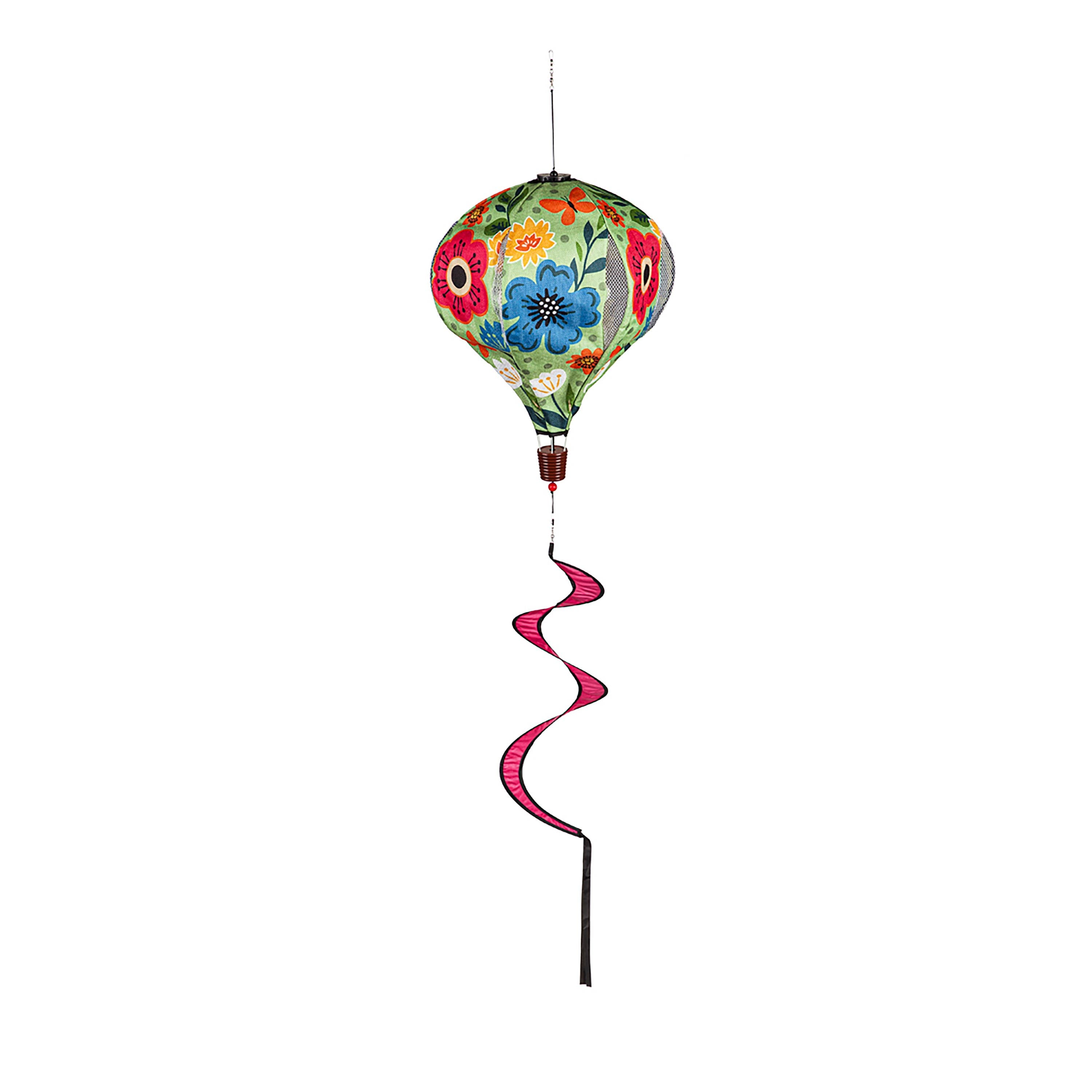 Summer Florals Burlap Balloon Spinner - Sports Collectibles, Sports Memorabilia, Sports Fan Shop, Sports Gifts