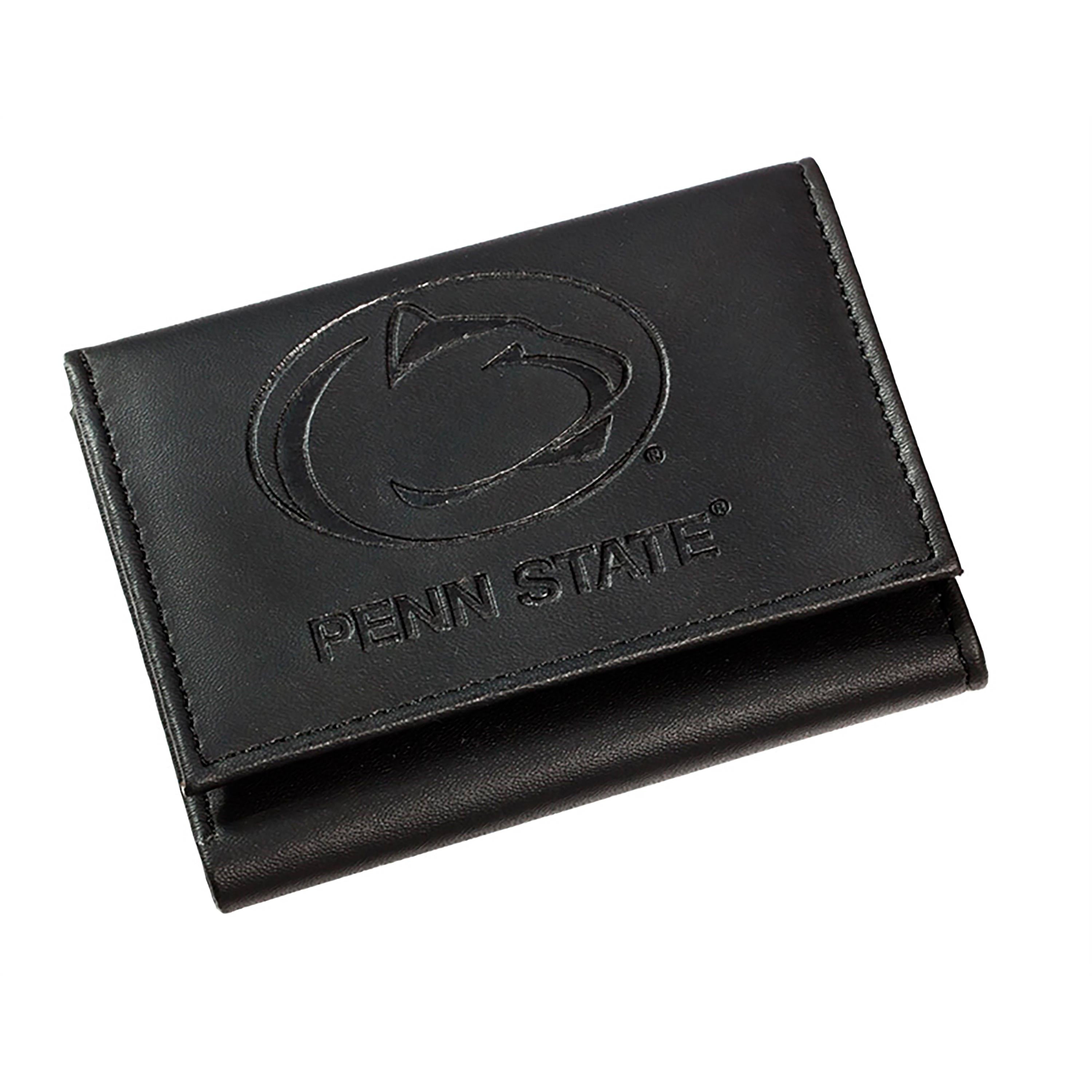 Penn State, Tri-Fold Wallet, Black - Sports Gifts, Sports Memorabilia, Sports Collectibles, Fan Shop