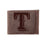 Texas Rangers Front Pocket Wallet w/ RFID Blocking Brown - Sports Gifts, Sports Memorabilia, Sports Collectibles, Fan Shop