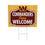Washington Commanders Coroplast Yard Sign, "Fans Welcome"