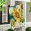Sunflower Bloom Burlap House Flag - Sports Collectibles, Sports Memorabilia, Sports Fan Shop, Sports Gifts