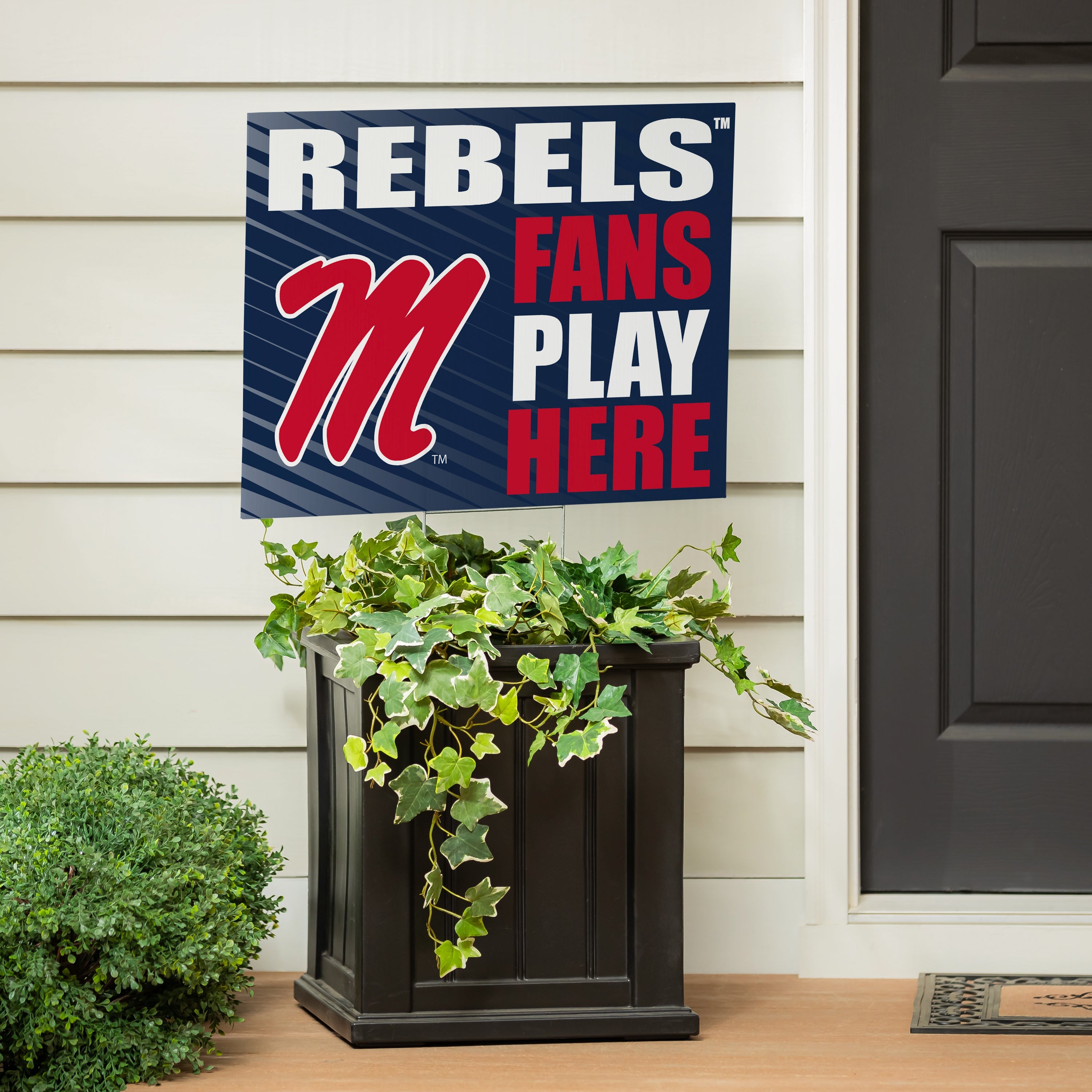 University of Mississippi Coroplast Yard Sign "Fans Play Here" - Sports Collectibles, Sports Memorabilia, Sports Fan Shop, Sports Gifts