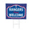 Texas Rangers Coroplast Yard Sign, "Fans Welcome" - Sports Collectibles, Sports Memorabilia, Sports Fan Shop, Sports Gifts