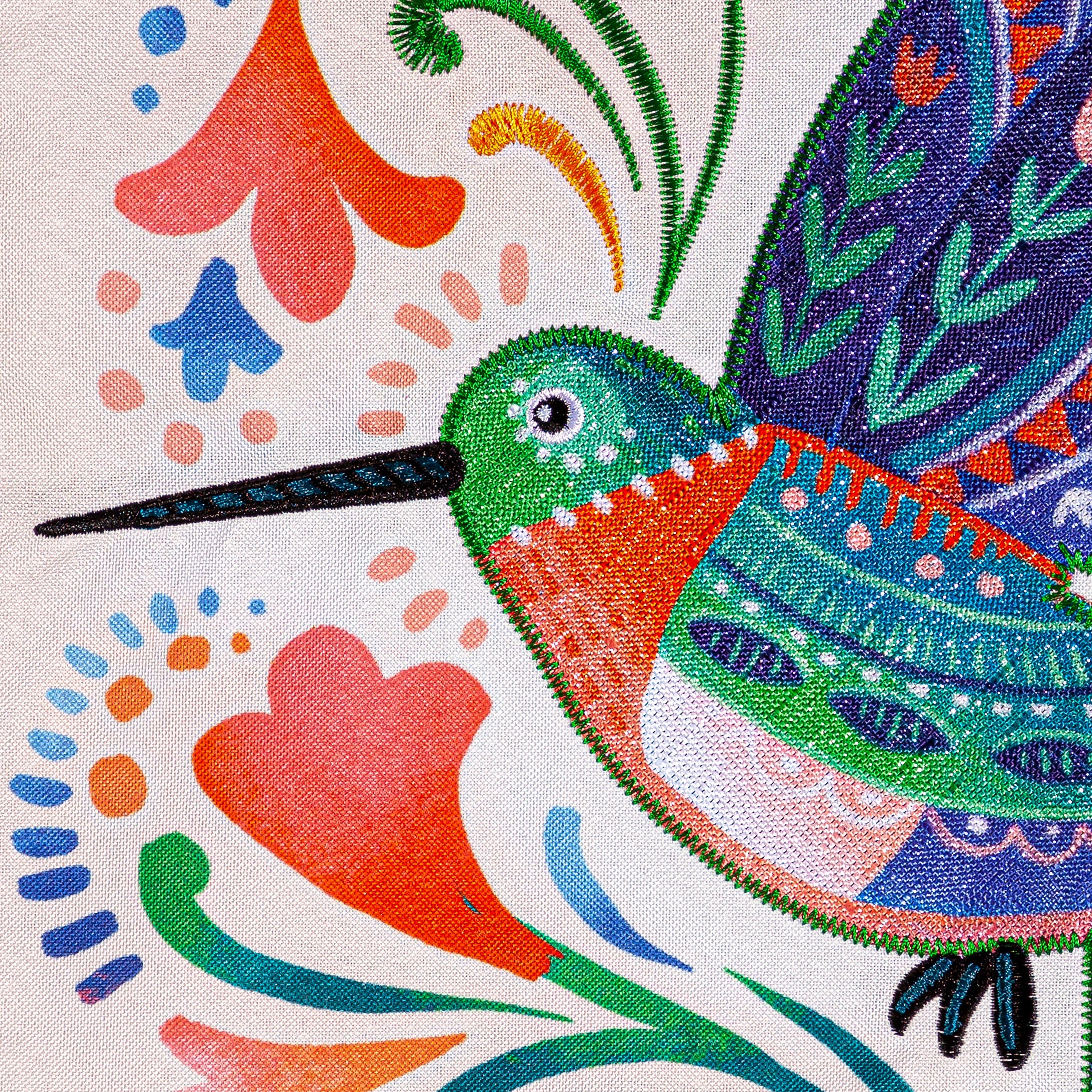 Patterned Hummingbird Linen Garden Flag - Sports Collectibles, Sports Memorabilia, Sports Fan Shop, Sports Gifts
