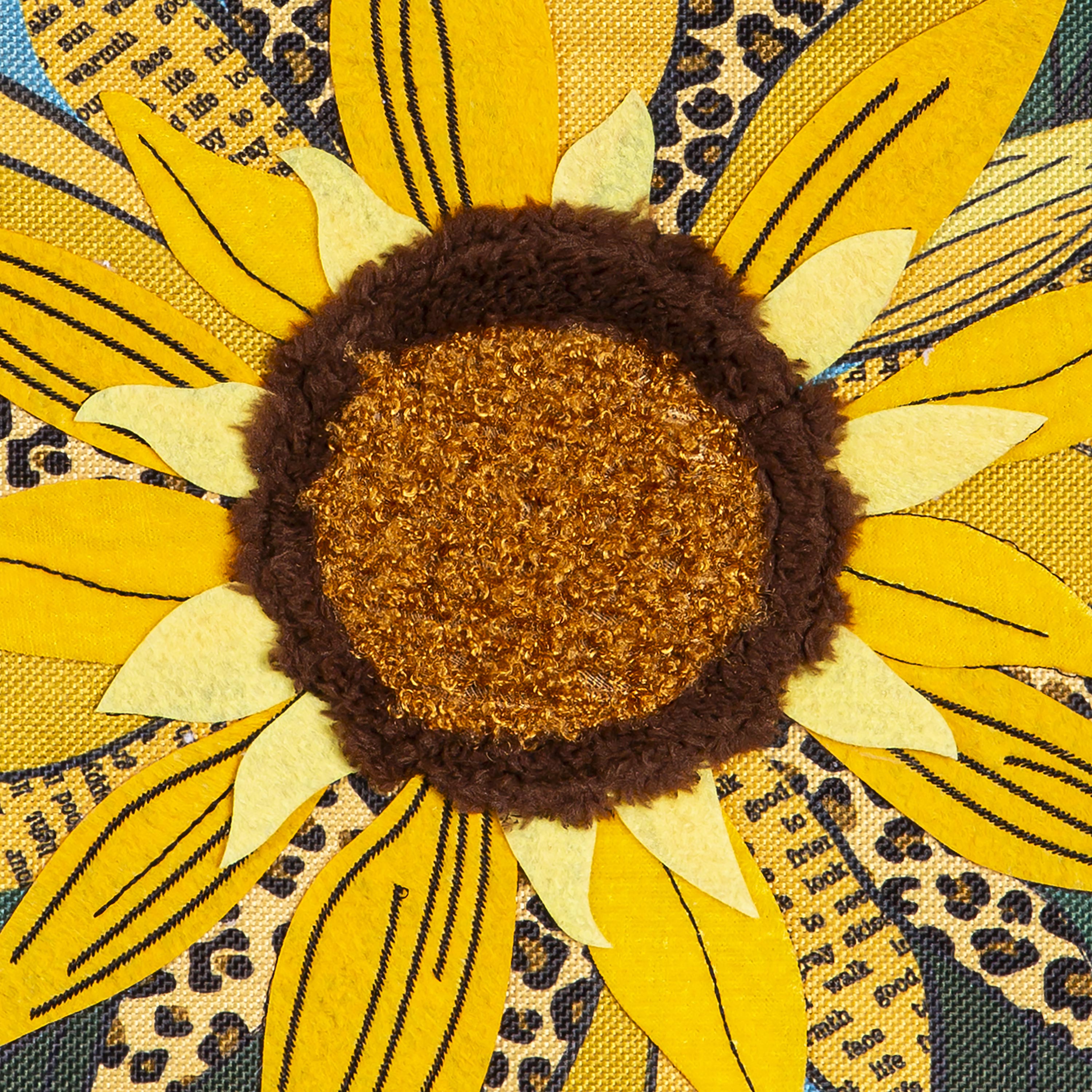 Welcome Friends Leopard Sunflower Burlap House Flag - Sports Collectibles, Sports Memorabilia, Sports Fan Shop, Sports Gifts