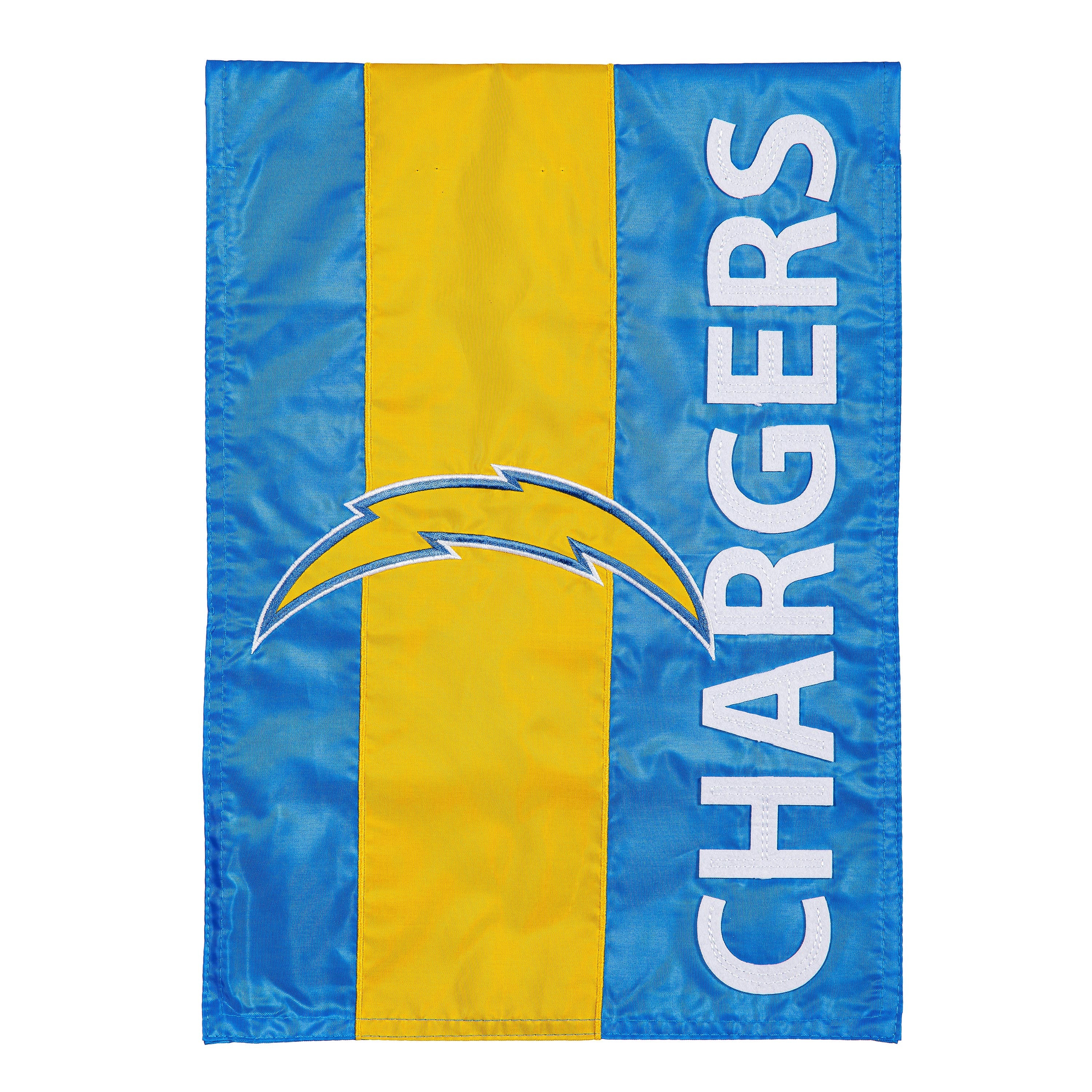 LA Chargers Embellished Garden Flag - Sports Collectibles, Sports Memorabilia, Sports Fan Shop, Sports Gifts