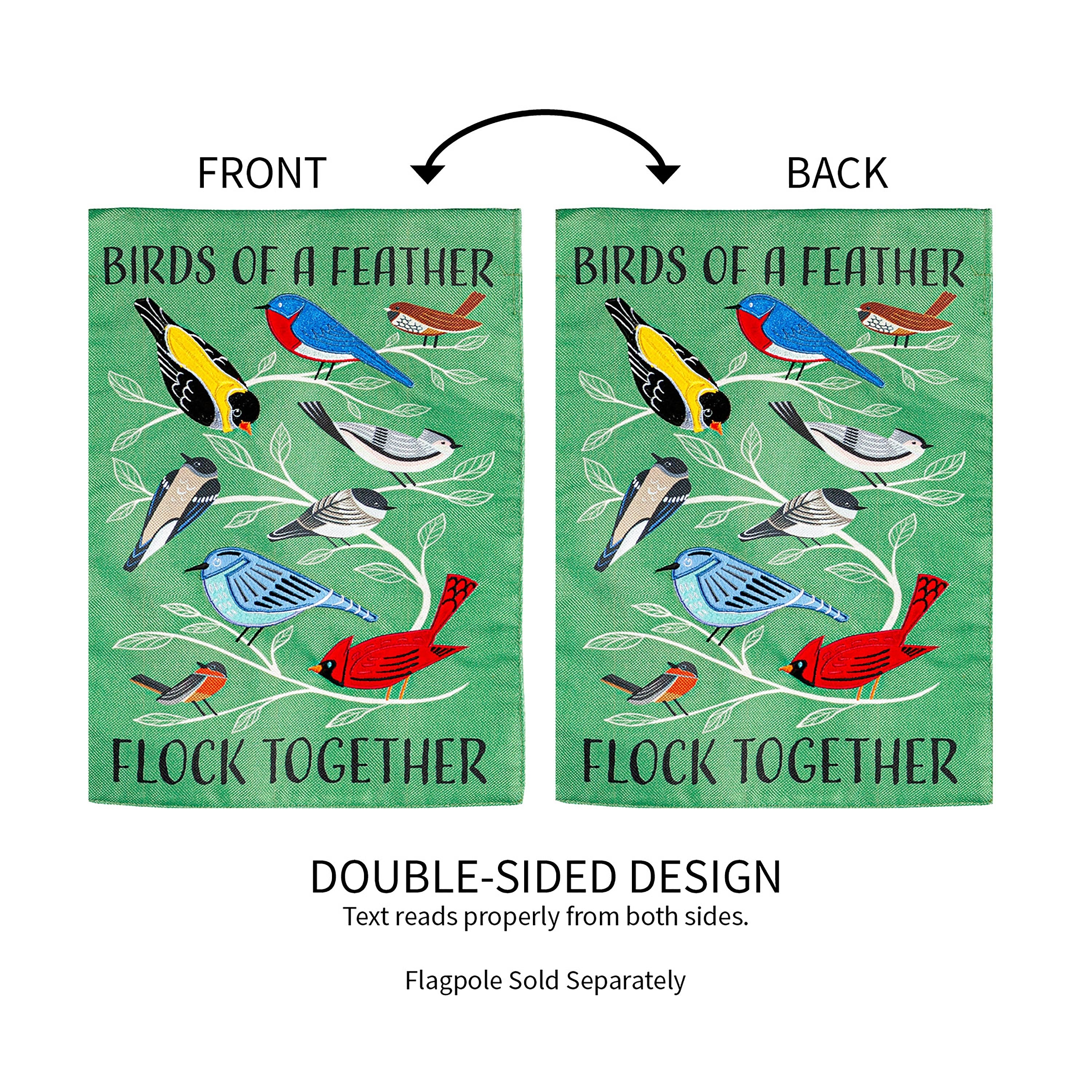Flock Together Garden Flag - Sports Collectibles, Sports Memorabilia, Sports Fan Shop, Sports Gifts