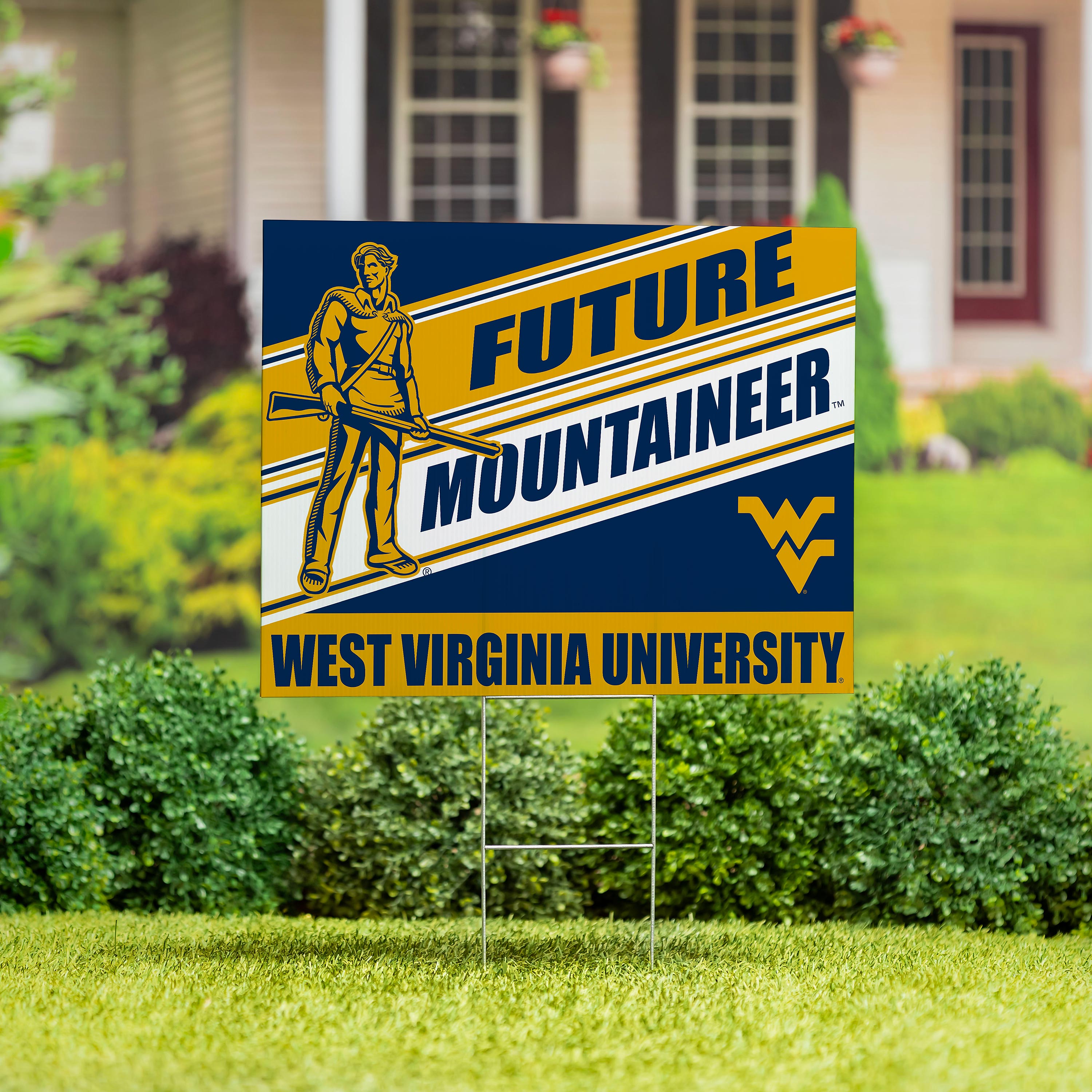 West Virginia University Coroplast Yard Sign, Future Student - Sports Collectibles, Sports Memorabilia, Sports Fan Shop, Sports Gifts