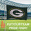 Green Bay Packers Single Sided Estate Flag with 2 Grommets, 3'x5' - Sports Gifts, Sports Memorabilia, Sports Collectibles, Fan Shop