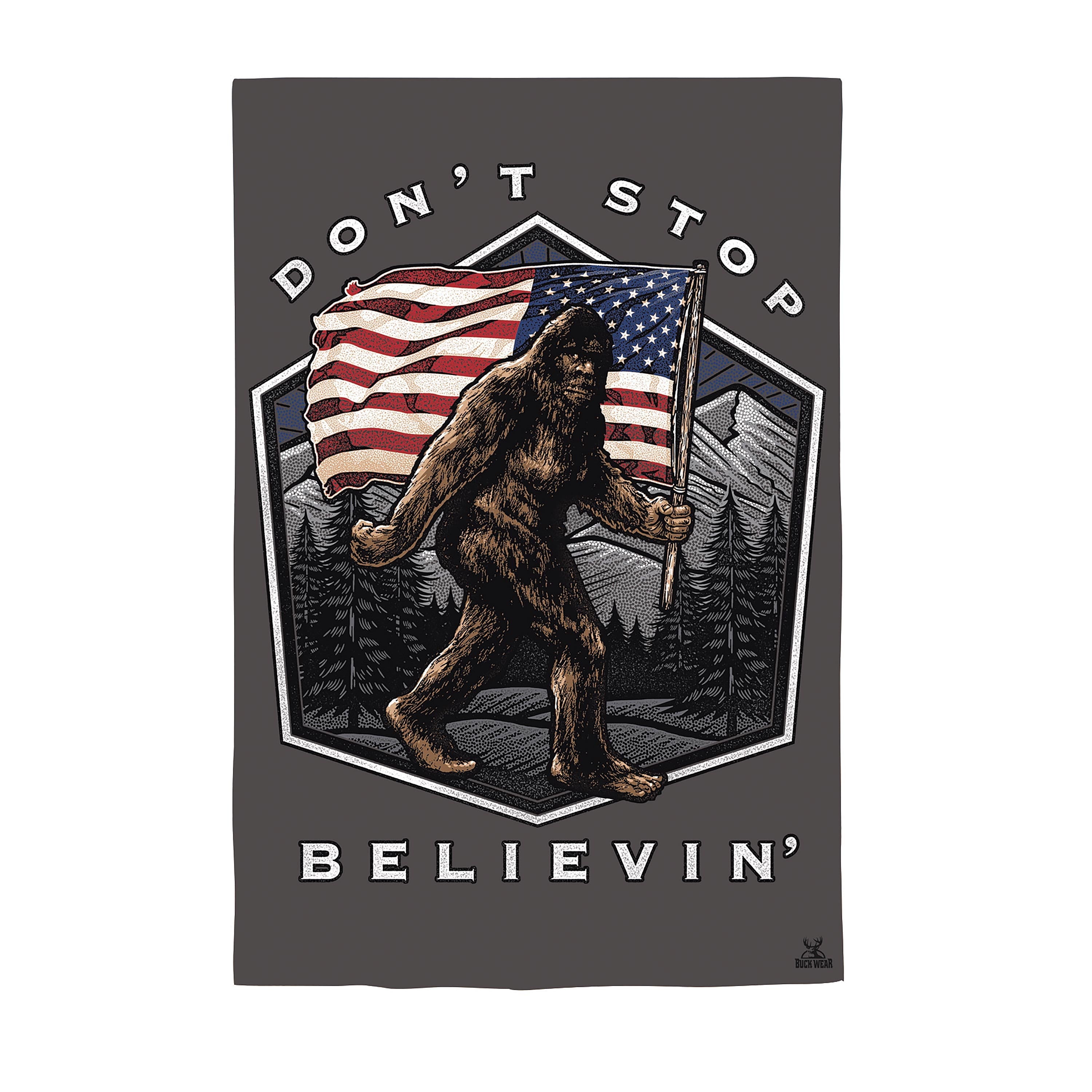 Don't Stop Believin' Suede House Flag - Sports Collectibles, Sports Memorabilia, Sports Fan Shop, Sports Gifts