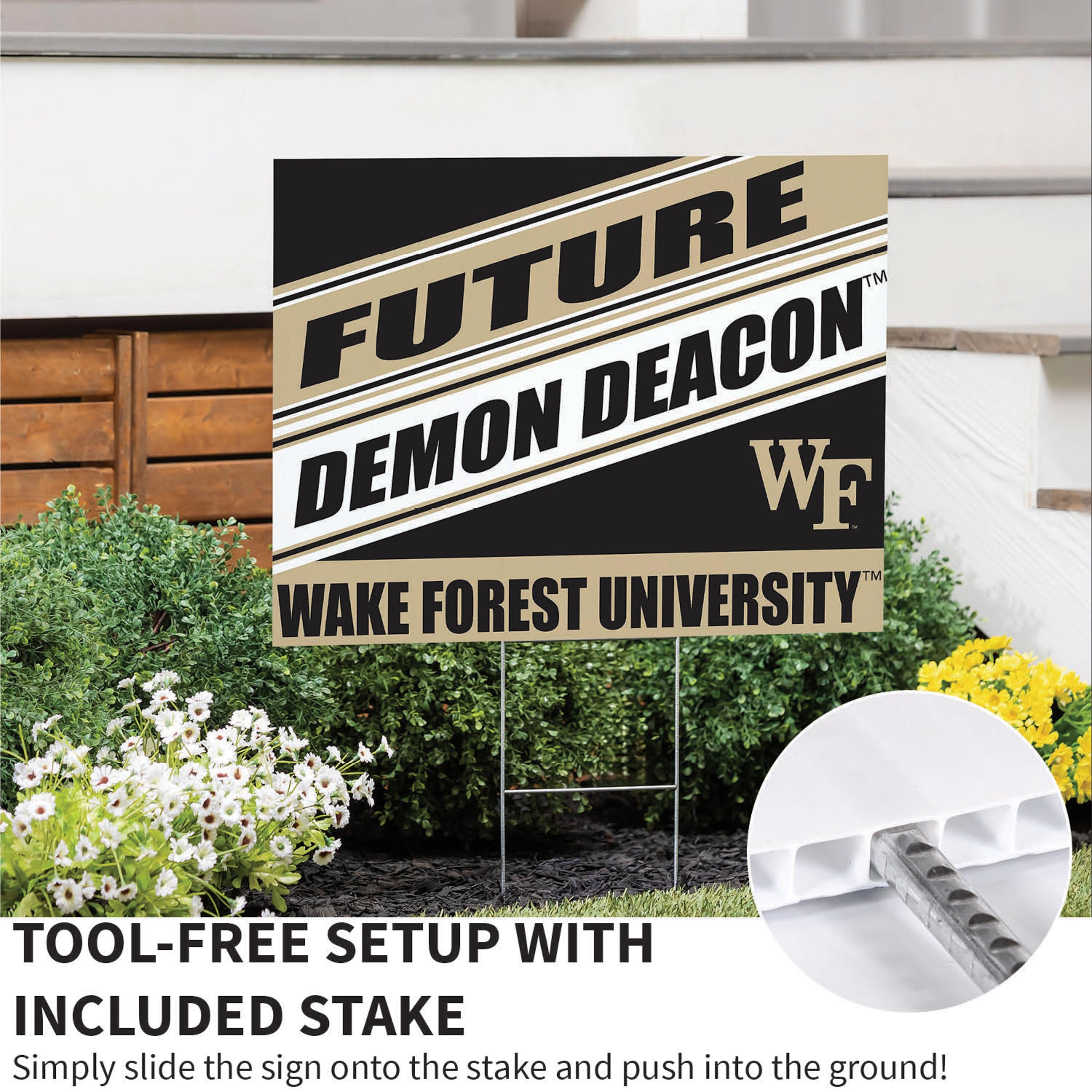Wake Forest University Coroplast Yard Sign, Future Student