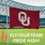 University of Oklahoma Single Sided Estate Flag with 2 Grommets, 3'x5' - Sports Gifts, Sports Memorabilia, Sports Collectibles, Fan Shop