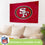 San Francisco 49ers Single Sided Estate Flag with 2 Grommets, 3'x5' - Sports Gifts, Sports Memorabilia, Sports Collectibles, Fan Shop