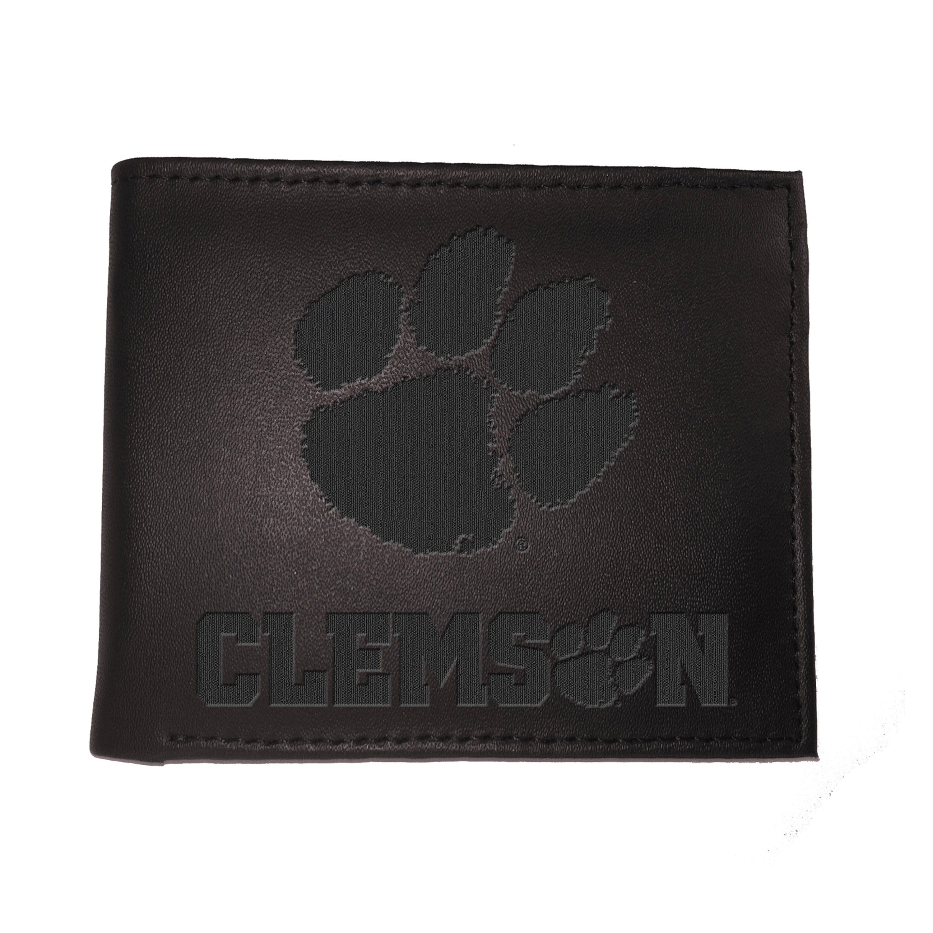 Clemson University, Bi-Fold Wallet, Black - Sports Gifts, Sports Memorabilia, Sports Collectibles, Fan Shop