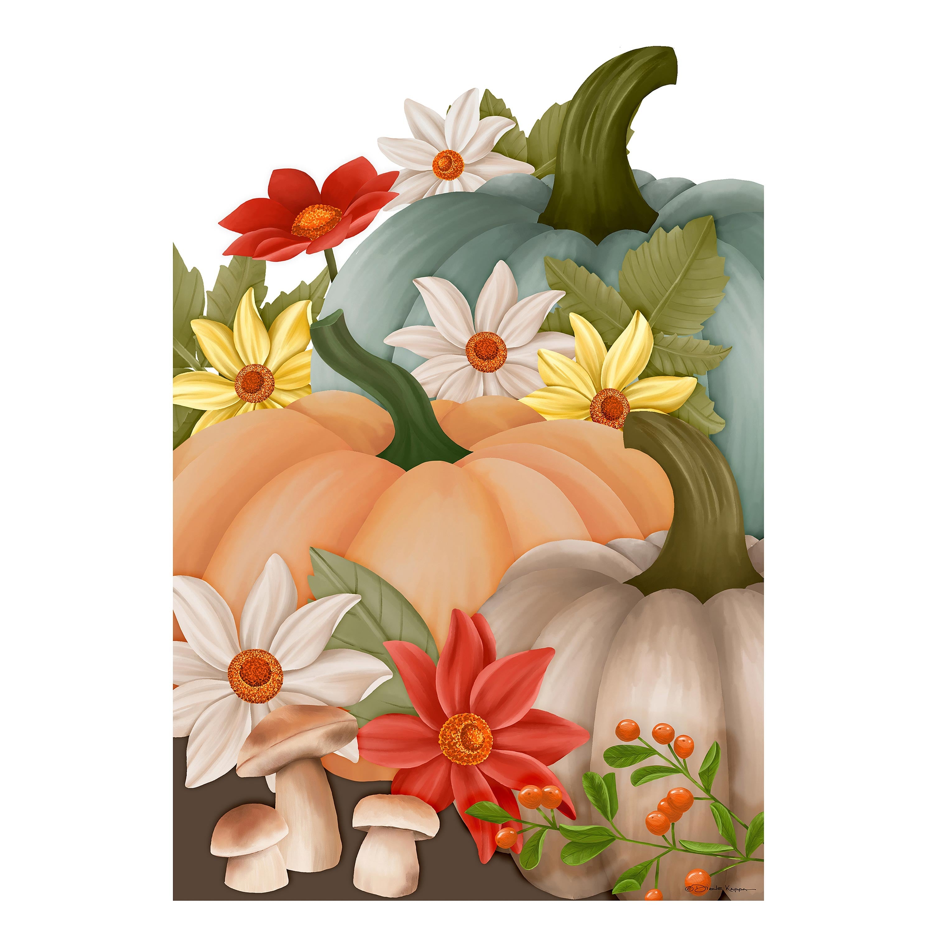 Pumpkin Patch Suede House Flag - Sports Collectibles, Sports Memorabilia, Sports Fan Shop, Sports Gifts