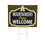 Appalachian State University Coroplast Yard Sign, "Fans Welcome" - Sports Collectibles, Sports Memorabilia, Sports Fan Shop, Sports Gifts