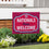 Washington Nationals Coroplast Yard Sign, "Fans Welcome" - Sports Collectibles, Sports Memorabilia, Sports Fan Shop, Sports Gifts