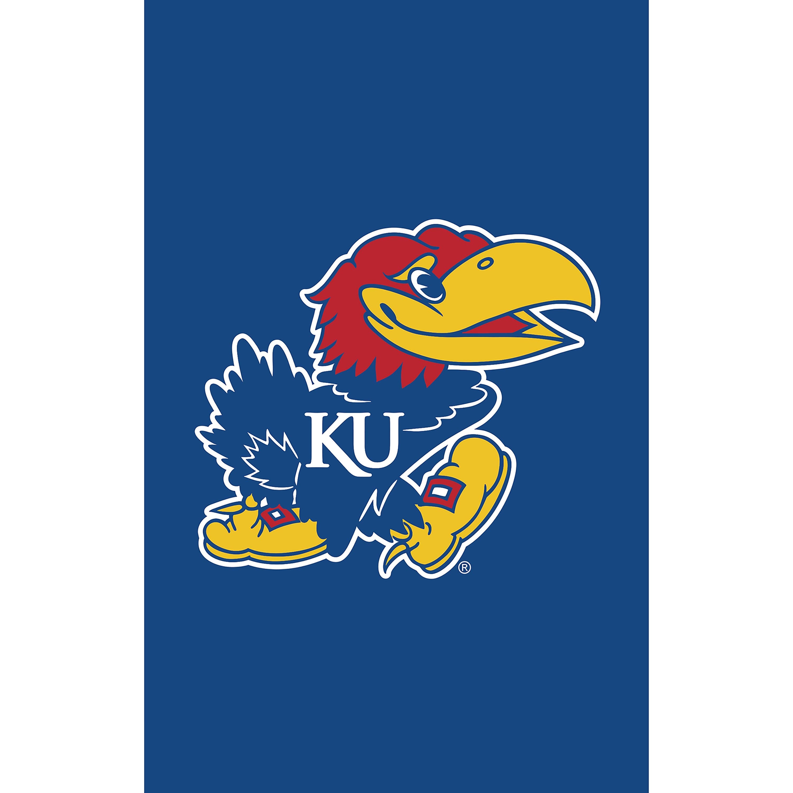 Applique Flag, Gar., University of Kansas - Sports Collectibles, Sports Memorabilia, Sports Fan Shop, Sports Gifts