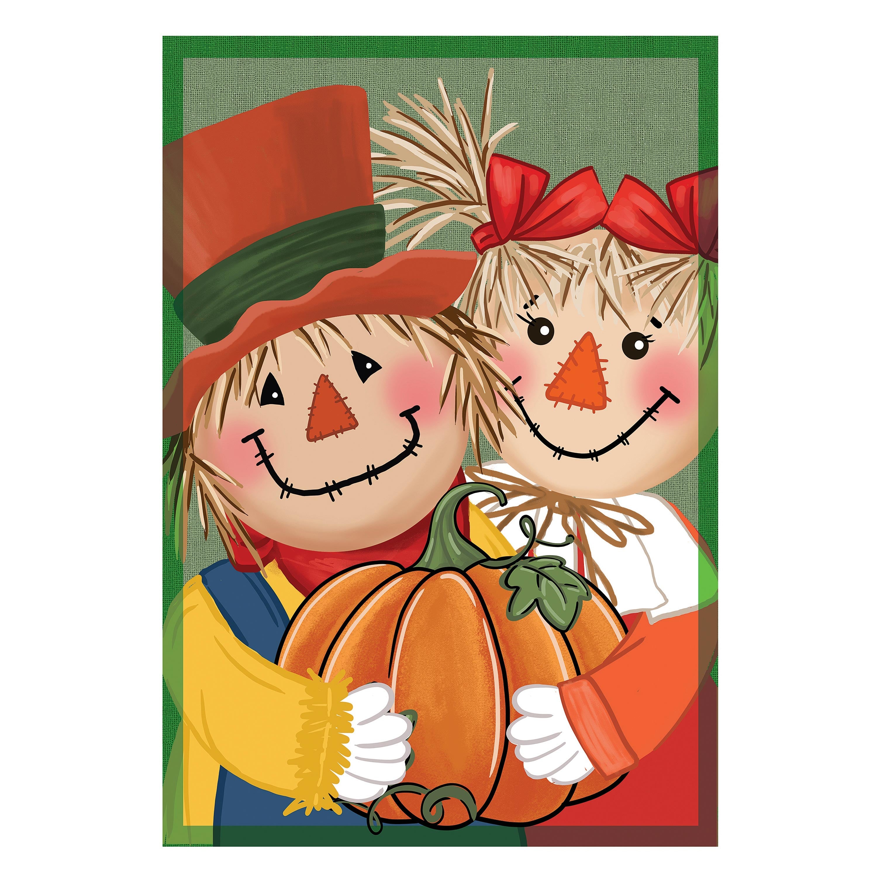 Couple Of Scarecrows Applique Garden Flag - Sports Collectibles, Sports Memorabilia, Sports Fan Shop, Sports Gifts