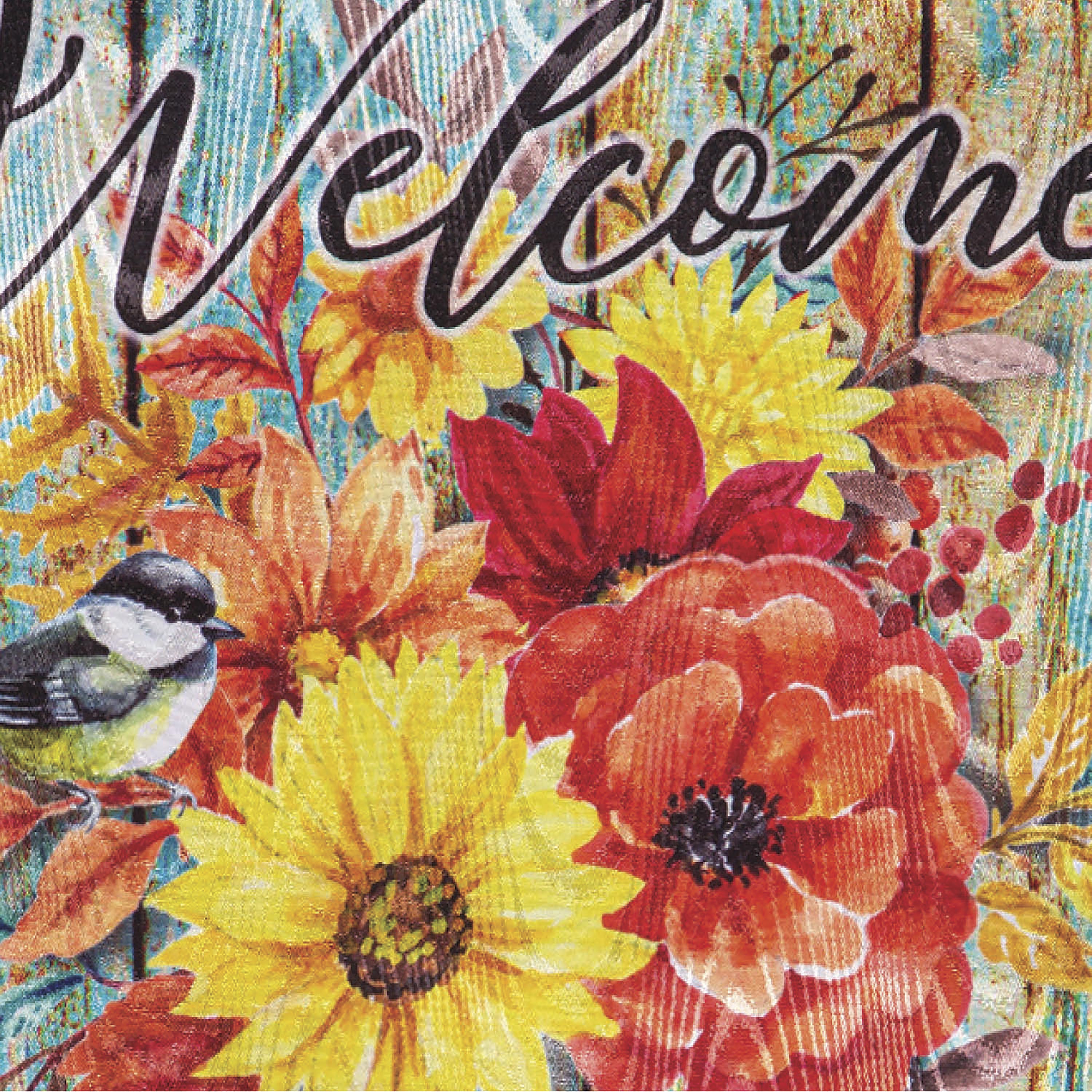 Fall Welcome Boots Moire Garden Flag - Sports Collectibles, Sports Memorabilia, Sports Fan Shop, Sports Gifts