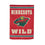 Embossed Suede Flag, GDN Size, Minnesota Wild - Sports Gifts, Sports Memorabilia, Sports Collectibles, Fan Shop