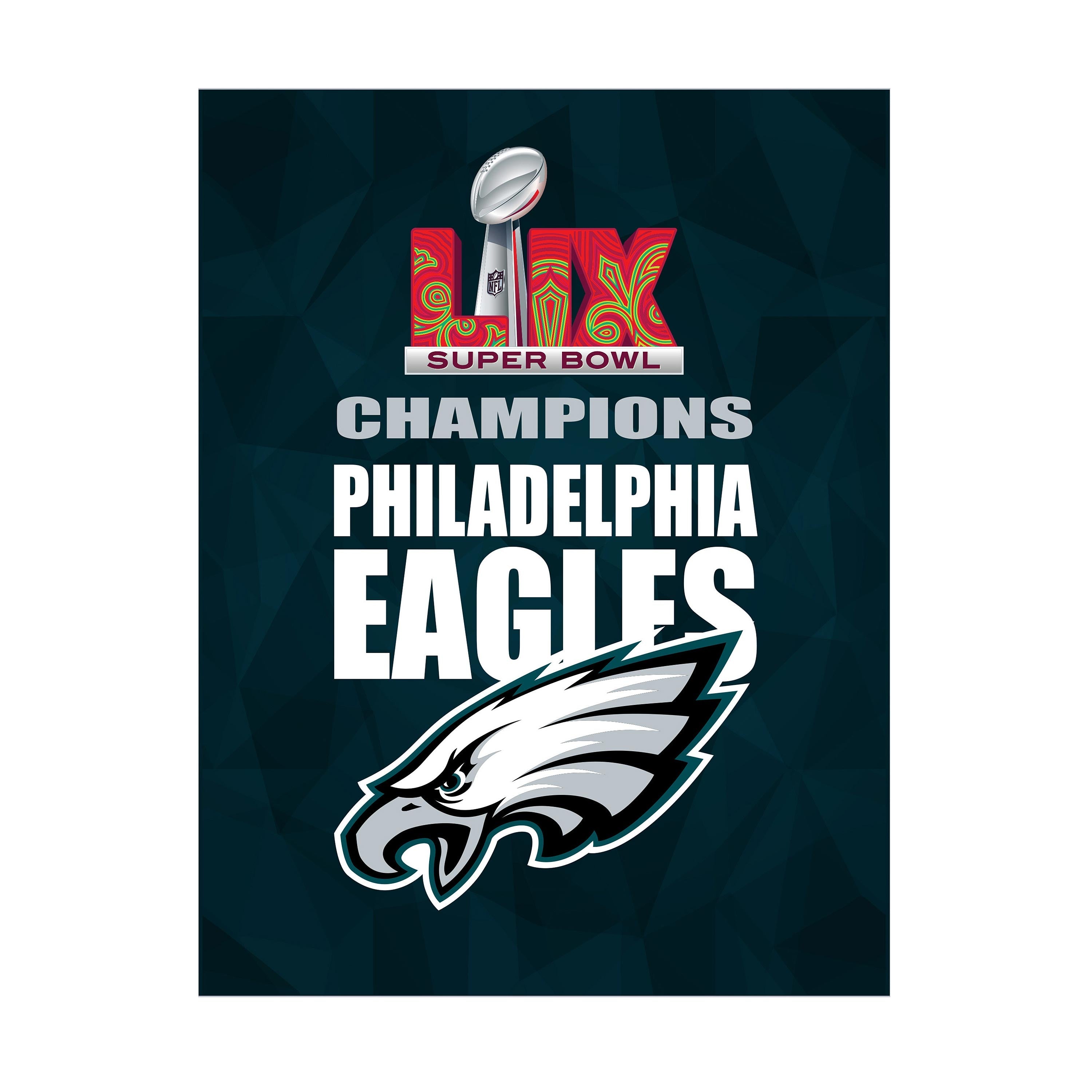 Philadelphia Eagles Super Bowl 59 Champions Flag, GDN - Sports Gifts, Sports Memorabilia, Sports Collectibles, Fan Shop